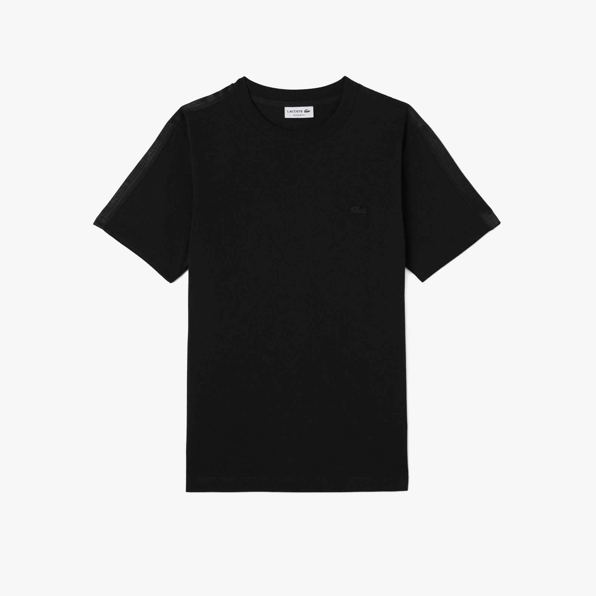 Lacoste Erkek Regular Fit Bisiklet Yaka Siyah T-Shirt