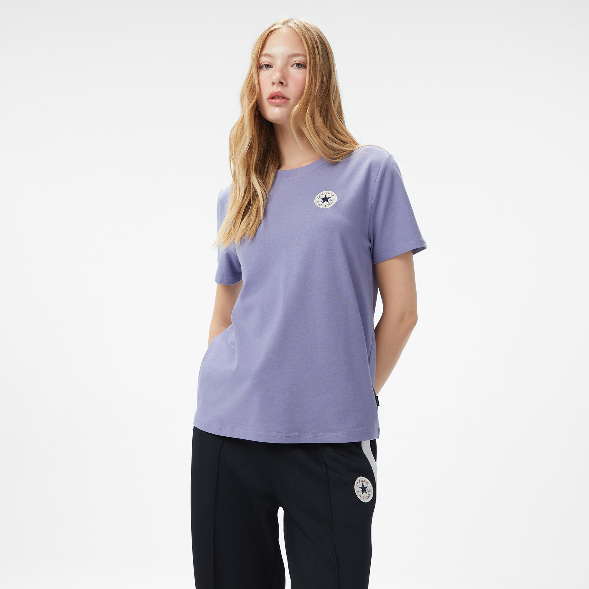 Converse Kadın Mor T-Shirt