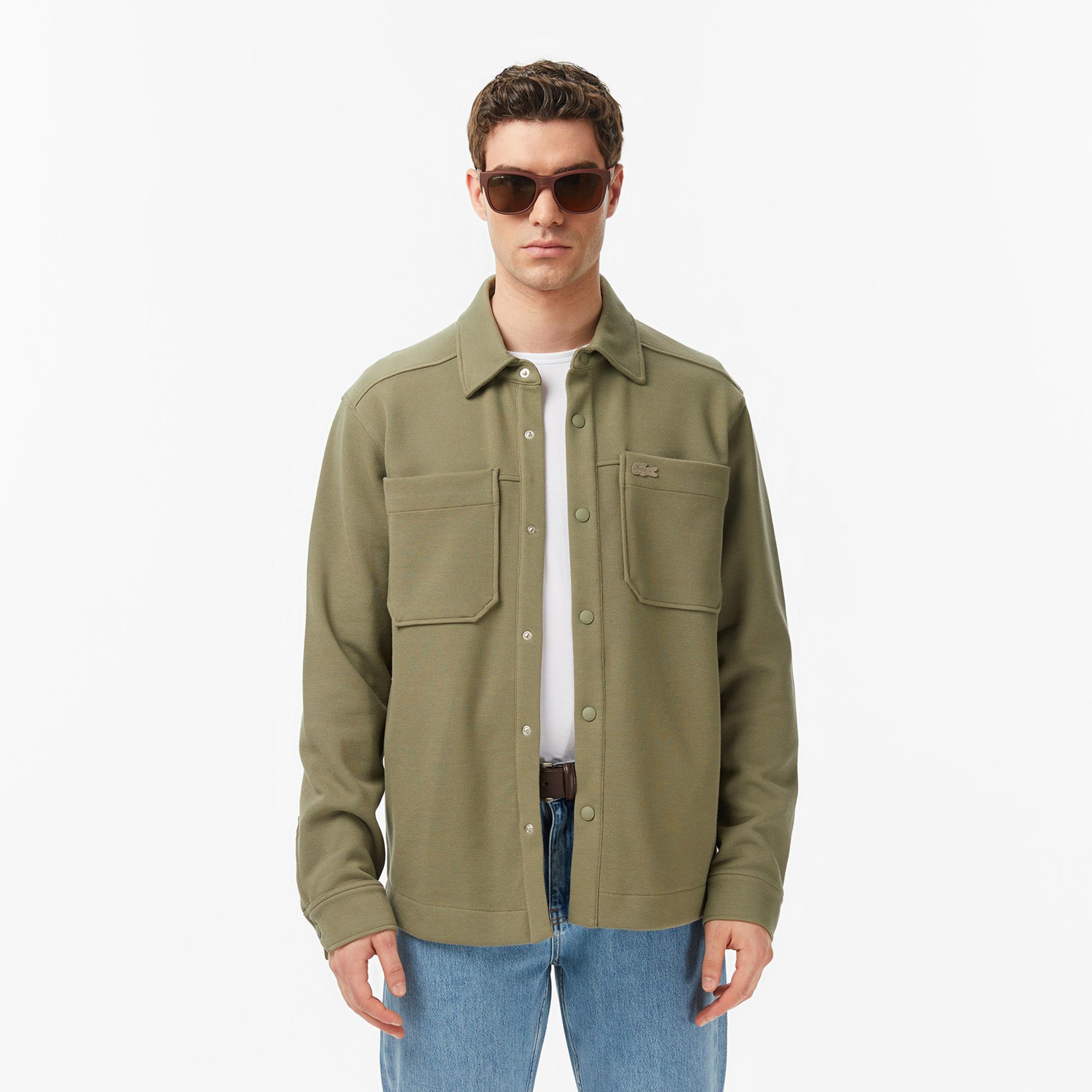 Lacoste Erkek Regular Fit Haki Gömlek