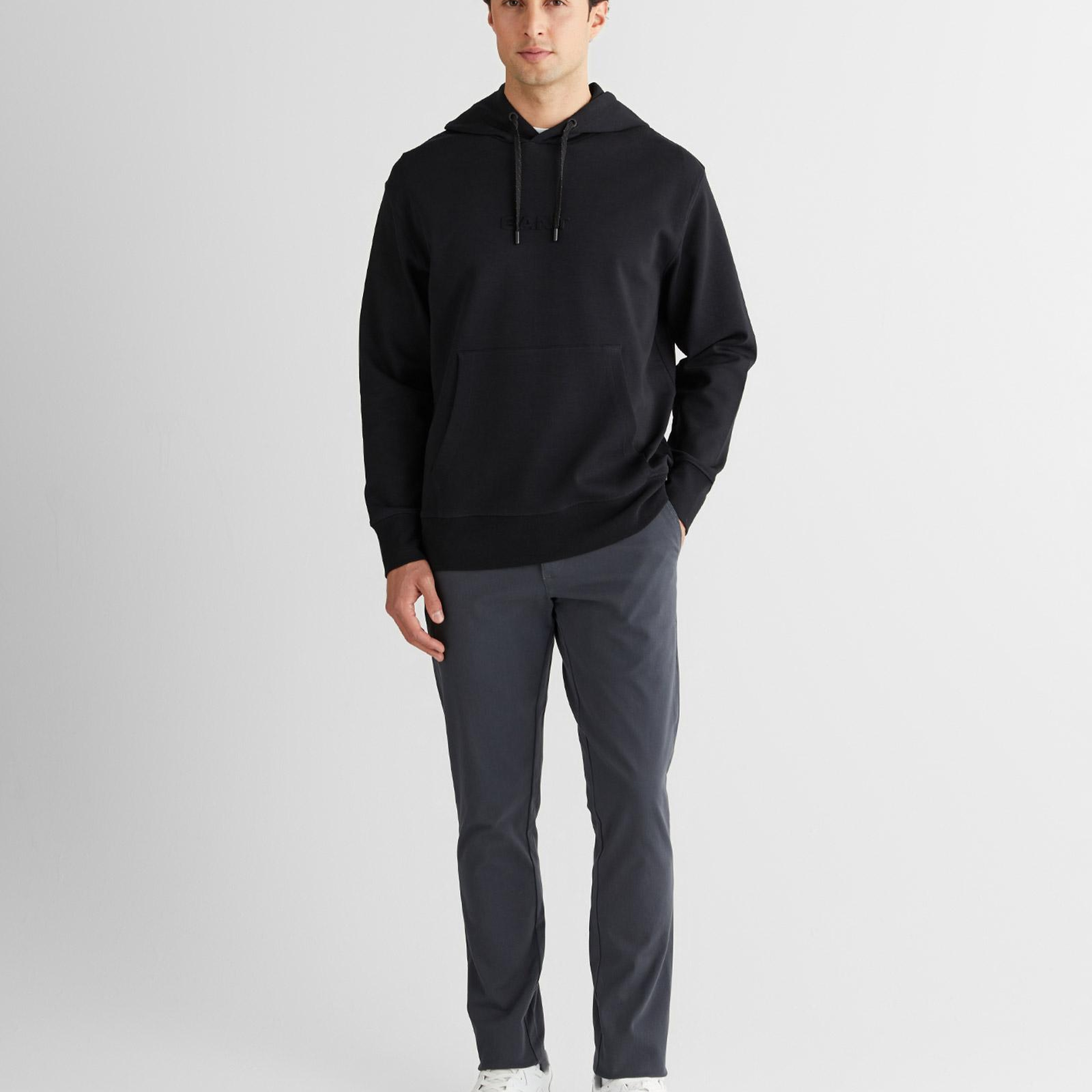 GANT Erkek Siyah Sweatshirt