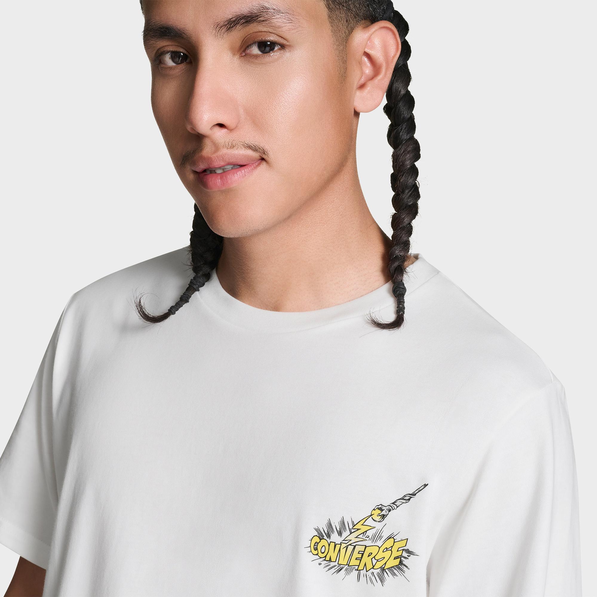 Converse Erkek Beyaz T-Shirt