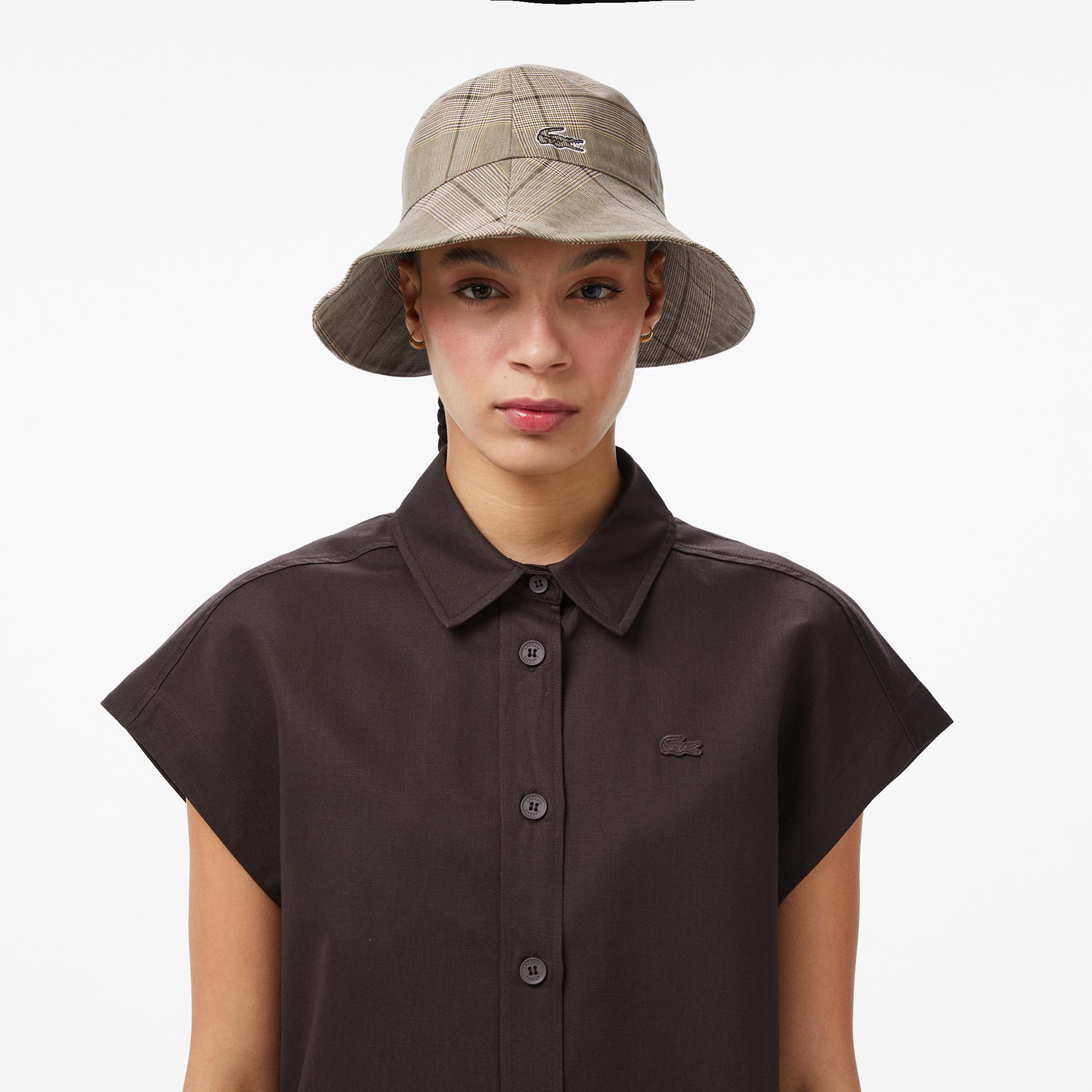 Lacoste Kadın Regular Fit Kısa Kollu Düğmeli Yaka Kahverengi Gömlek