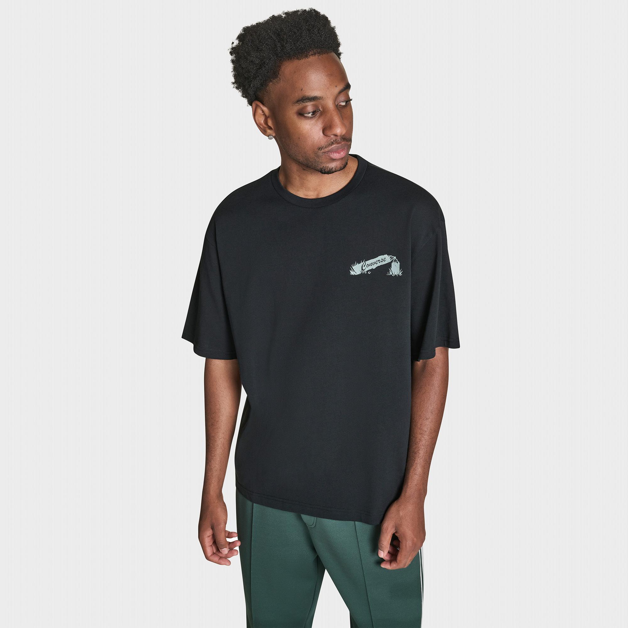 Converse Erkek Siyah T-Shirt