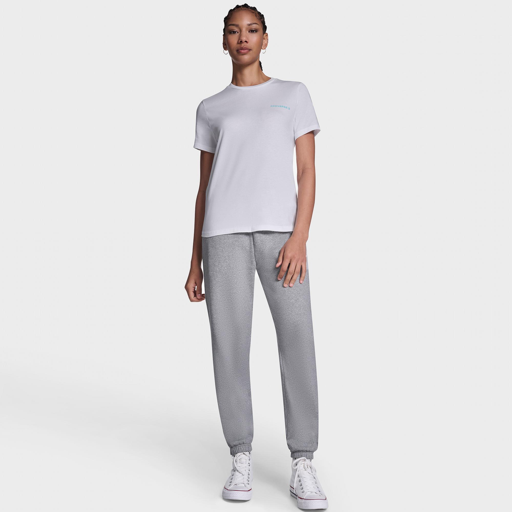 Converse Kadın Beyaz T-Shirt