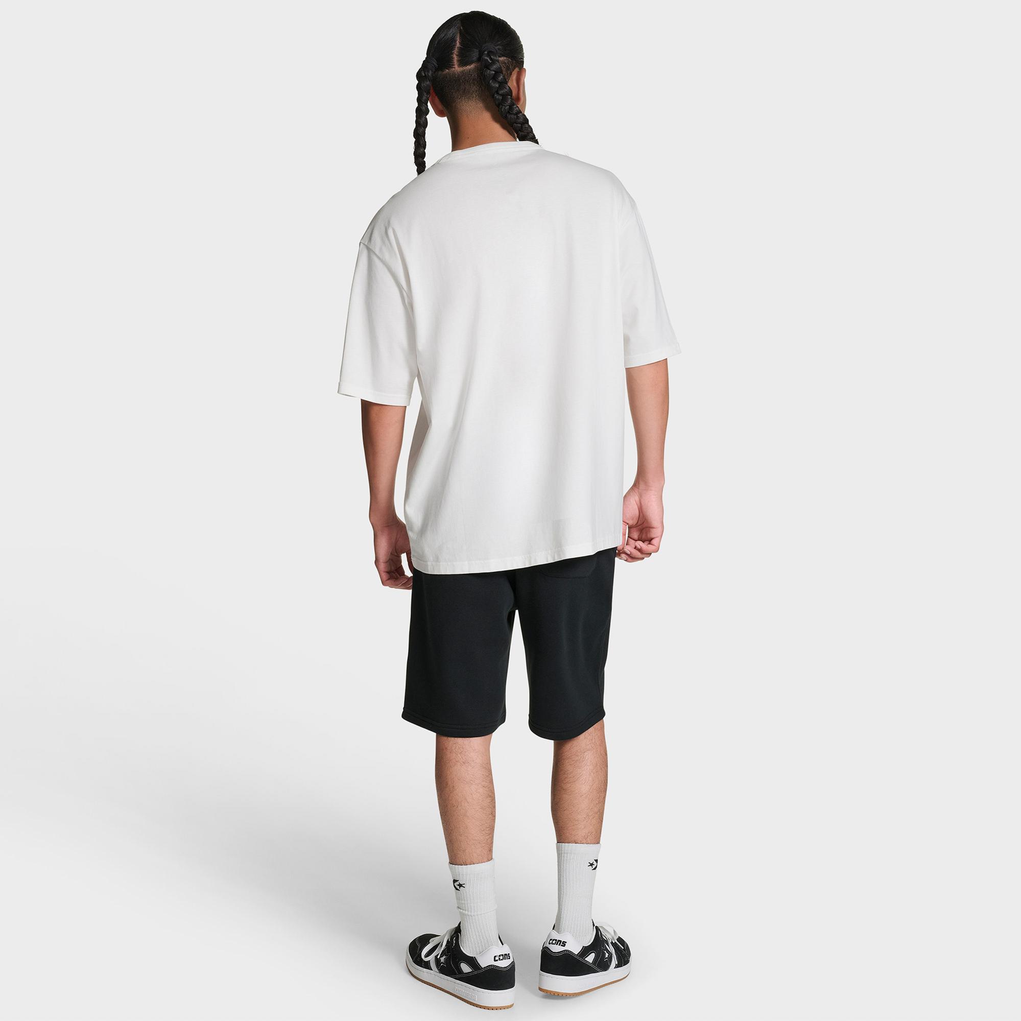 Converse CONS Erkek Beyaz Loose Fit T-Shirt