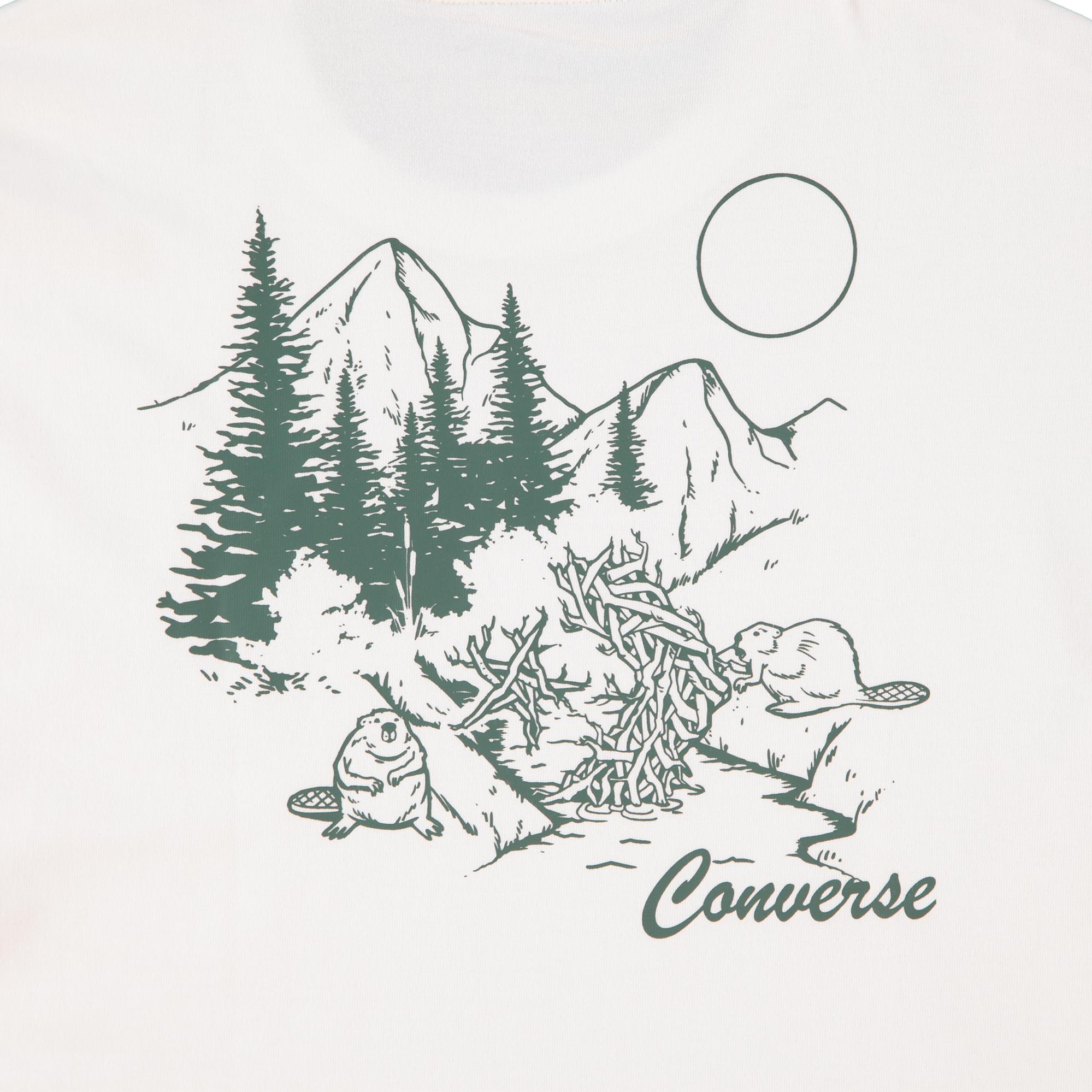 Converse Erkek Beyaz T-Shirt