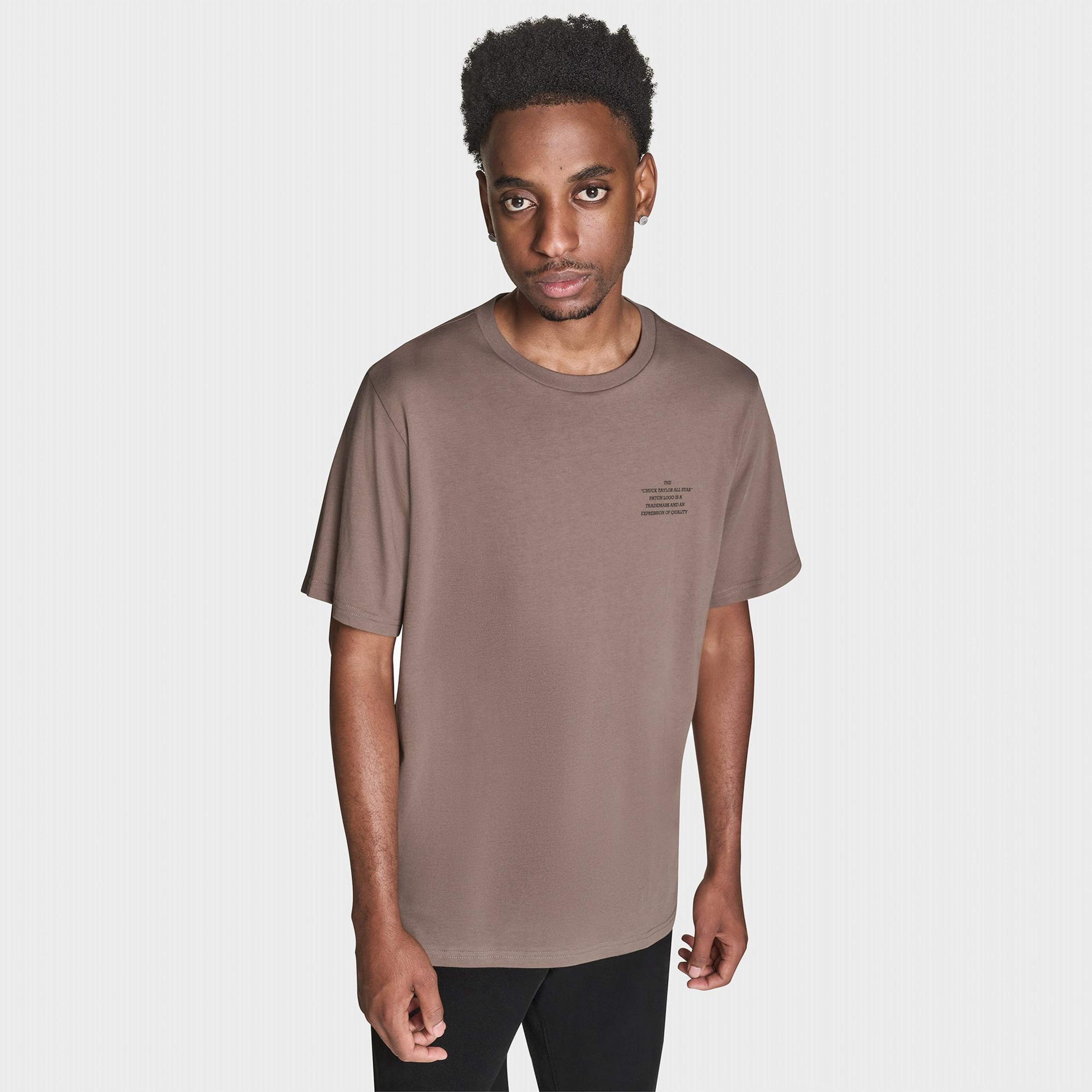 Converse Erkek Kahverengi T-Shirt