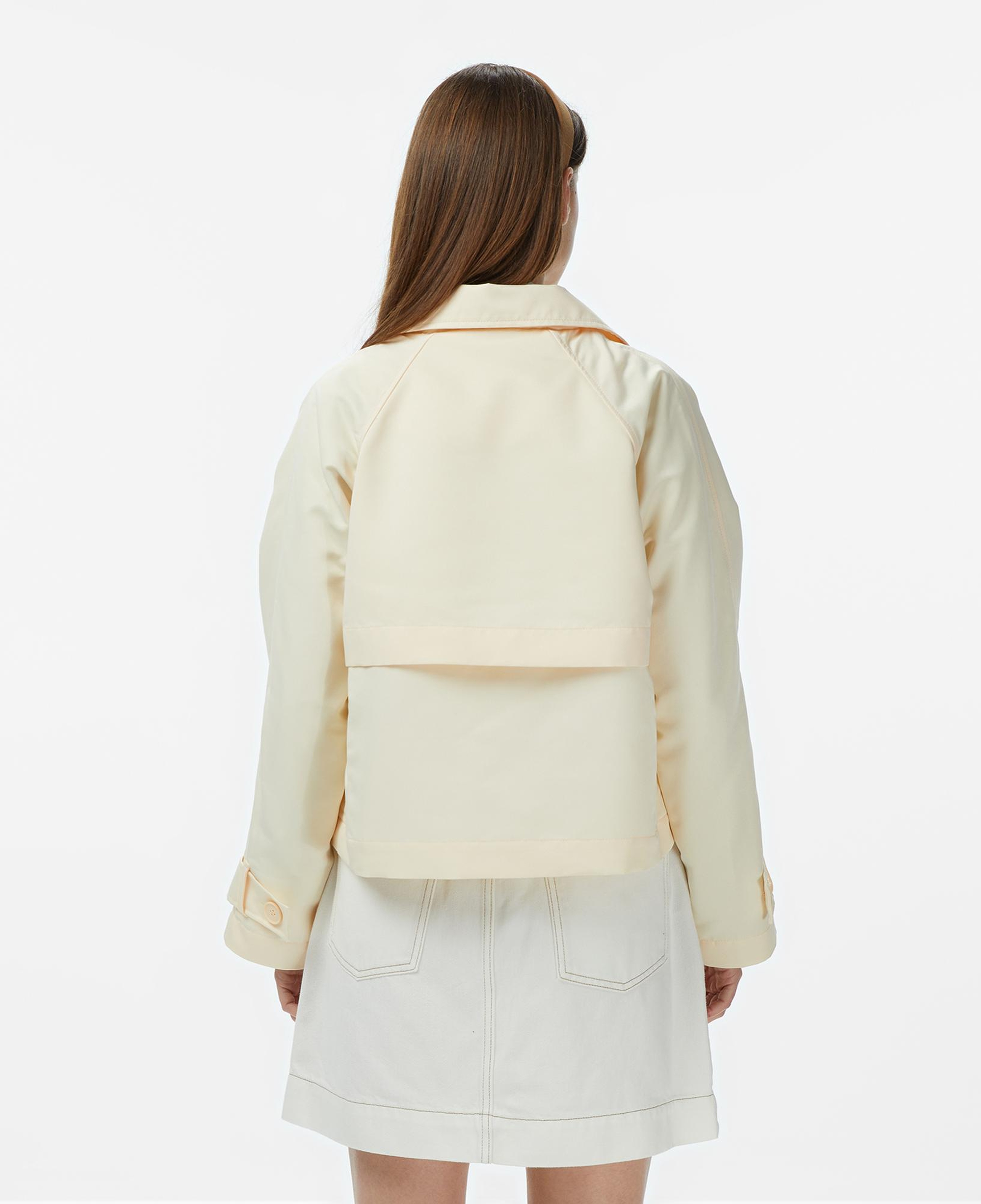 Lacoste Kadın Relaxed Fit Bej Trençkot