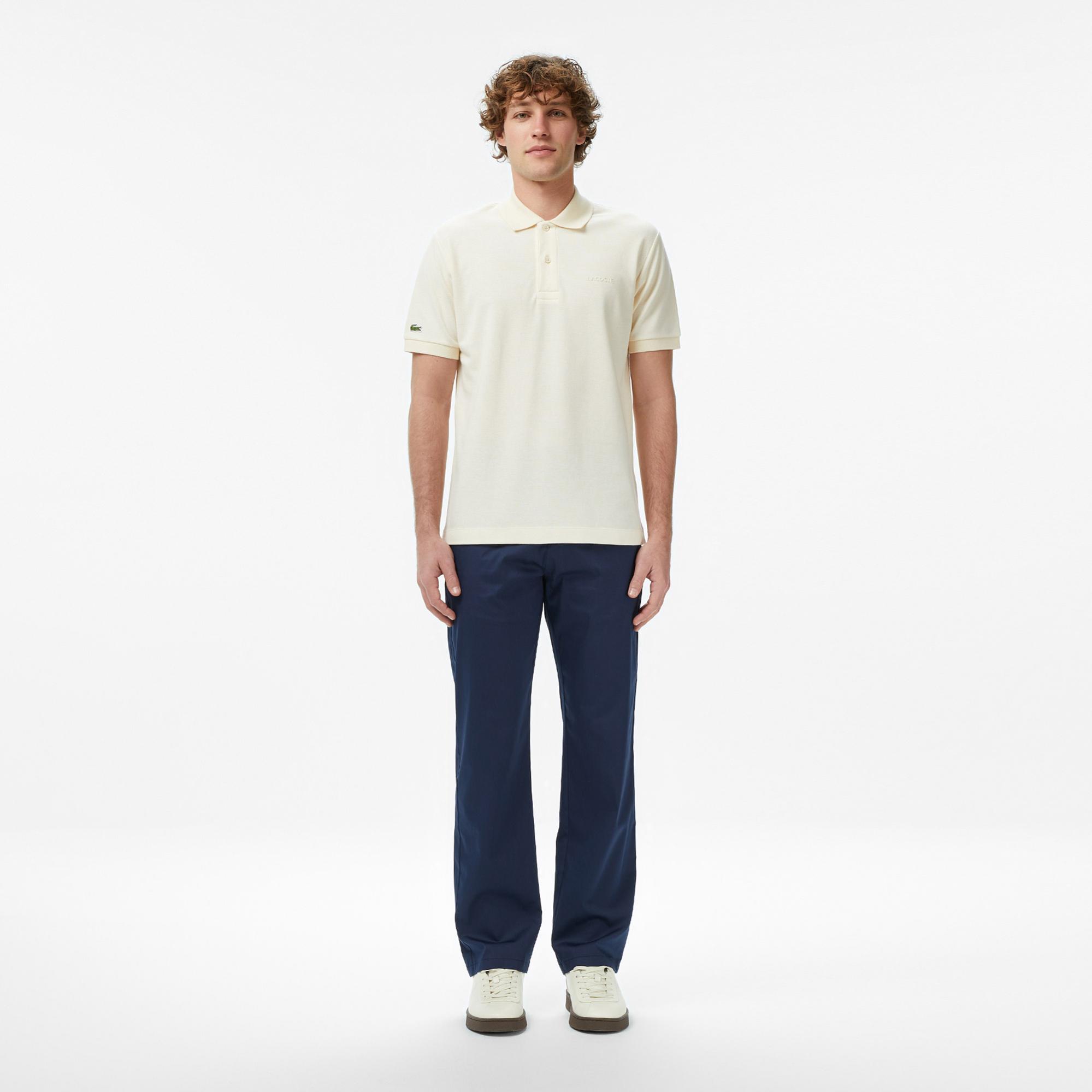 Lacoste Erkek Regular Fit Lacivert Chino Pantolon