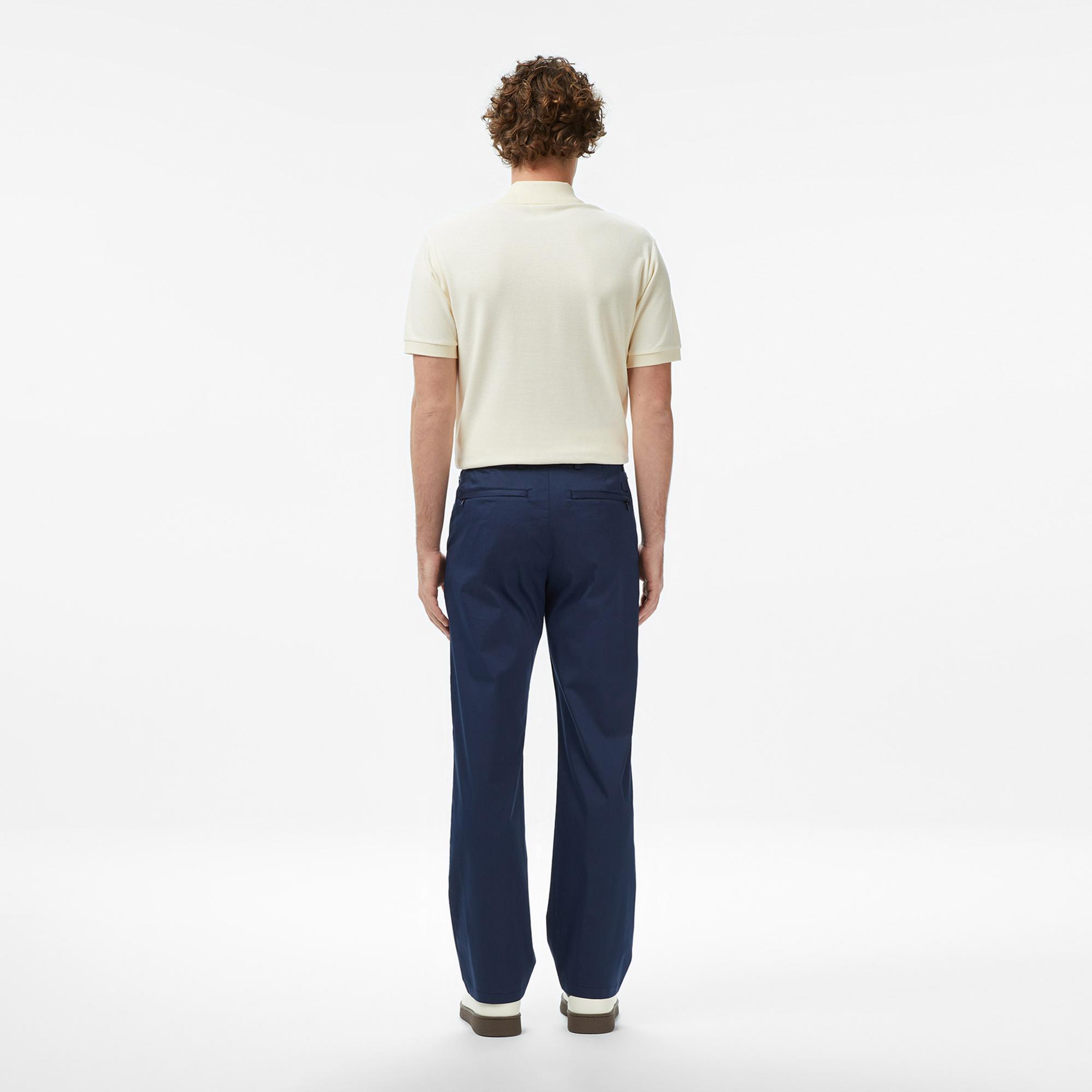 Lacoste Erkek Regular Fit Lacivert Chino Pantolon