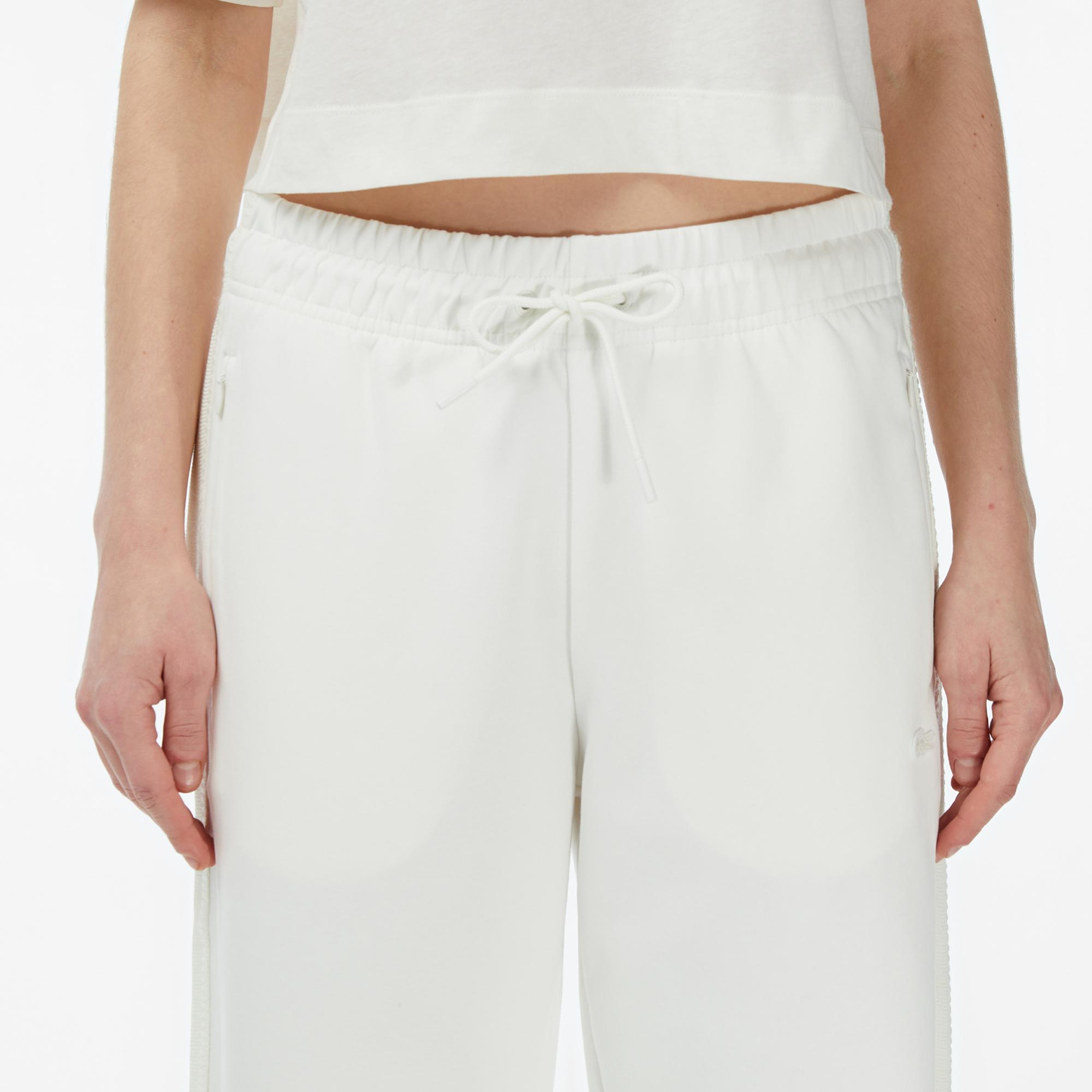 Lacoste Kadın Regular Fit Krem Eşofman Altı