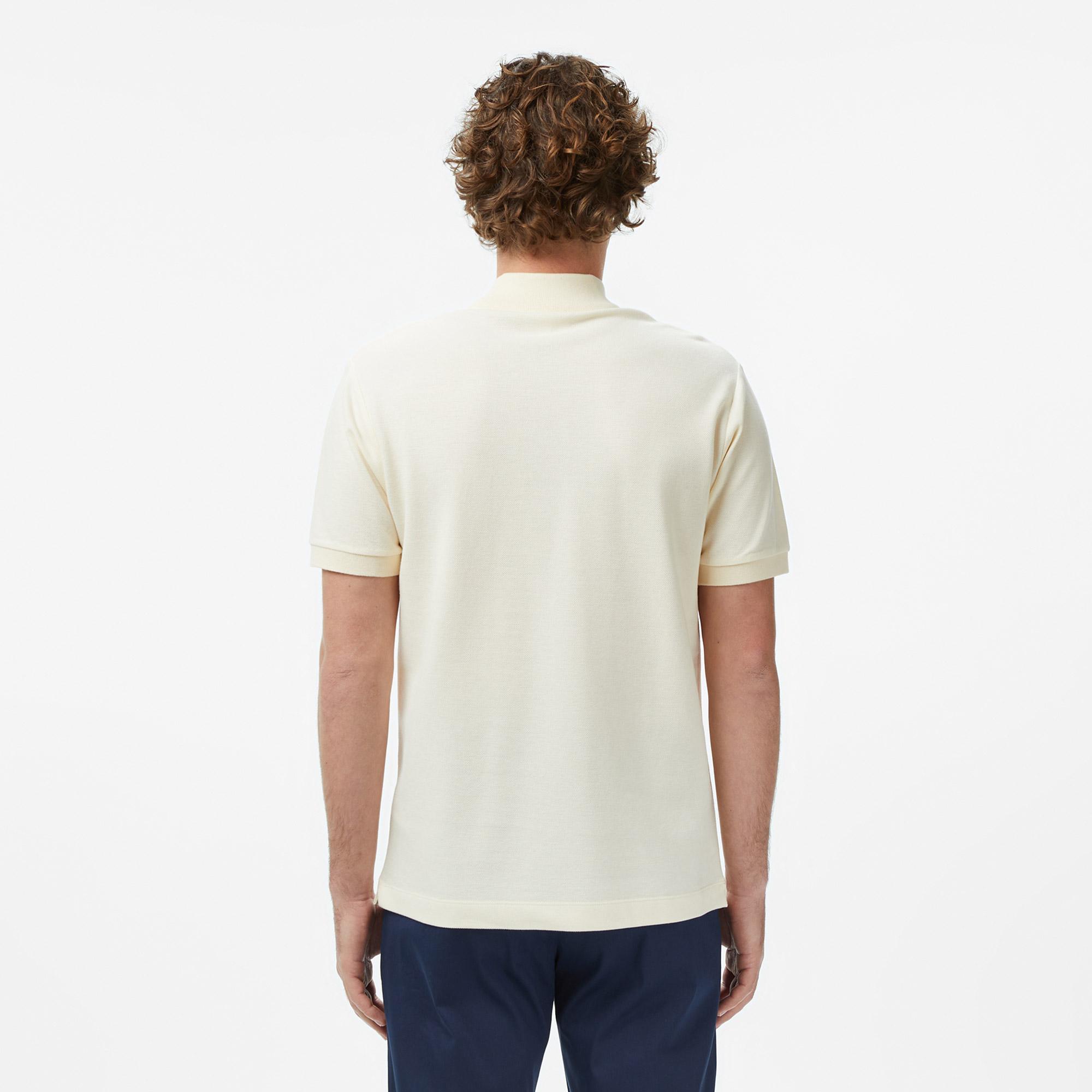 Lacoste Erkek Relaxed Fit Krem Polo