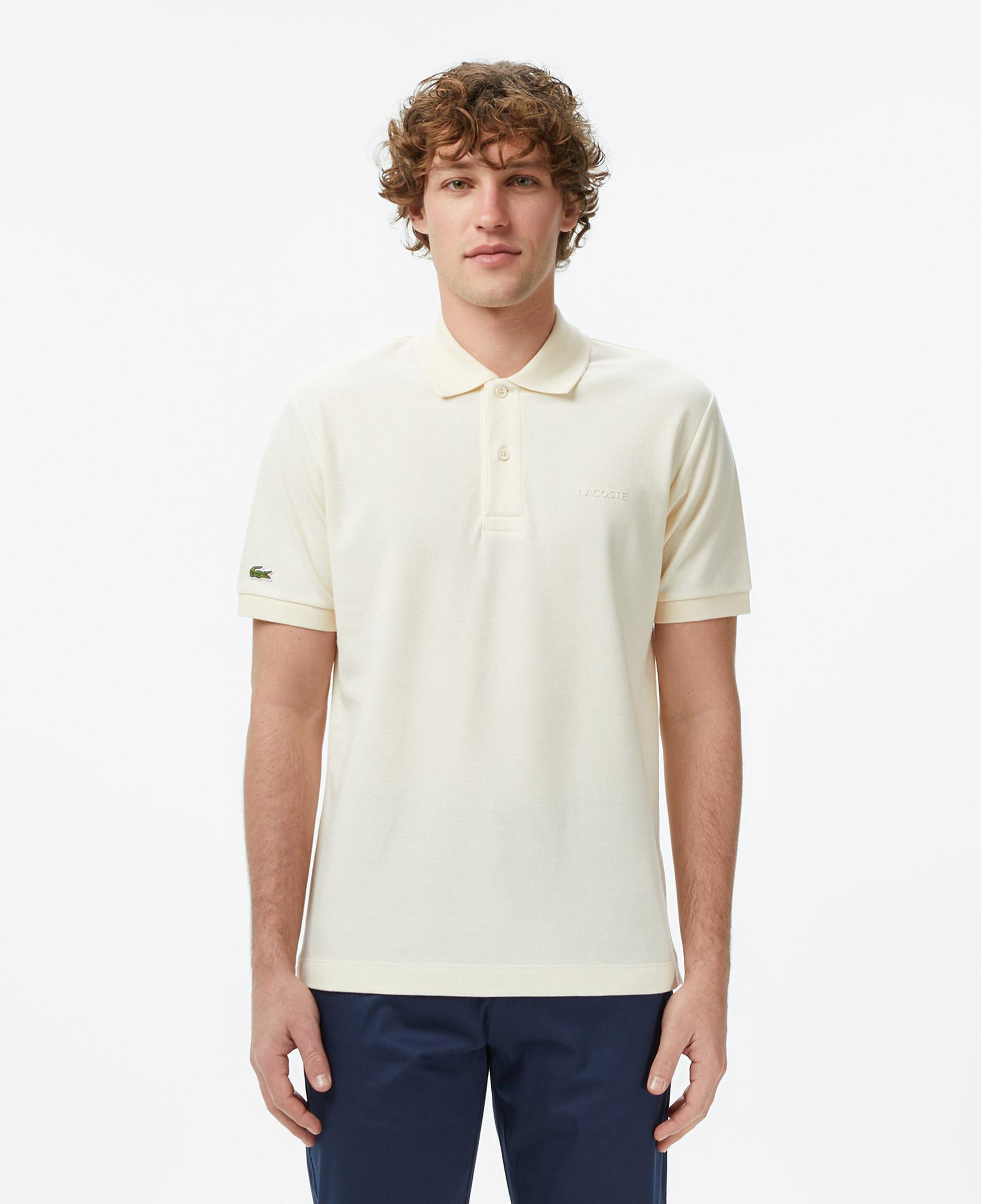 Lacoste Erkek Relaxed Fit Krem Polo
