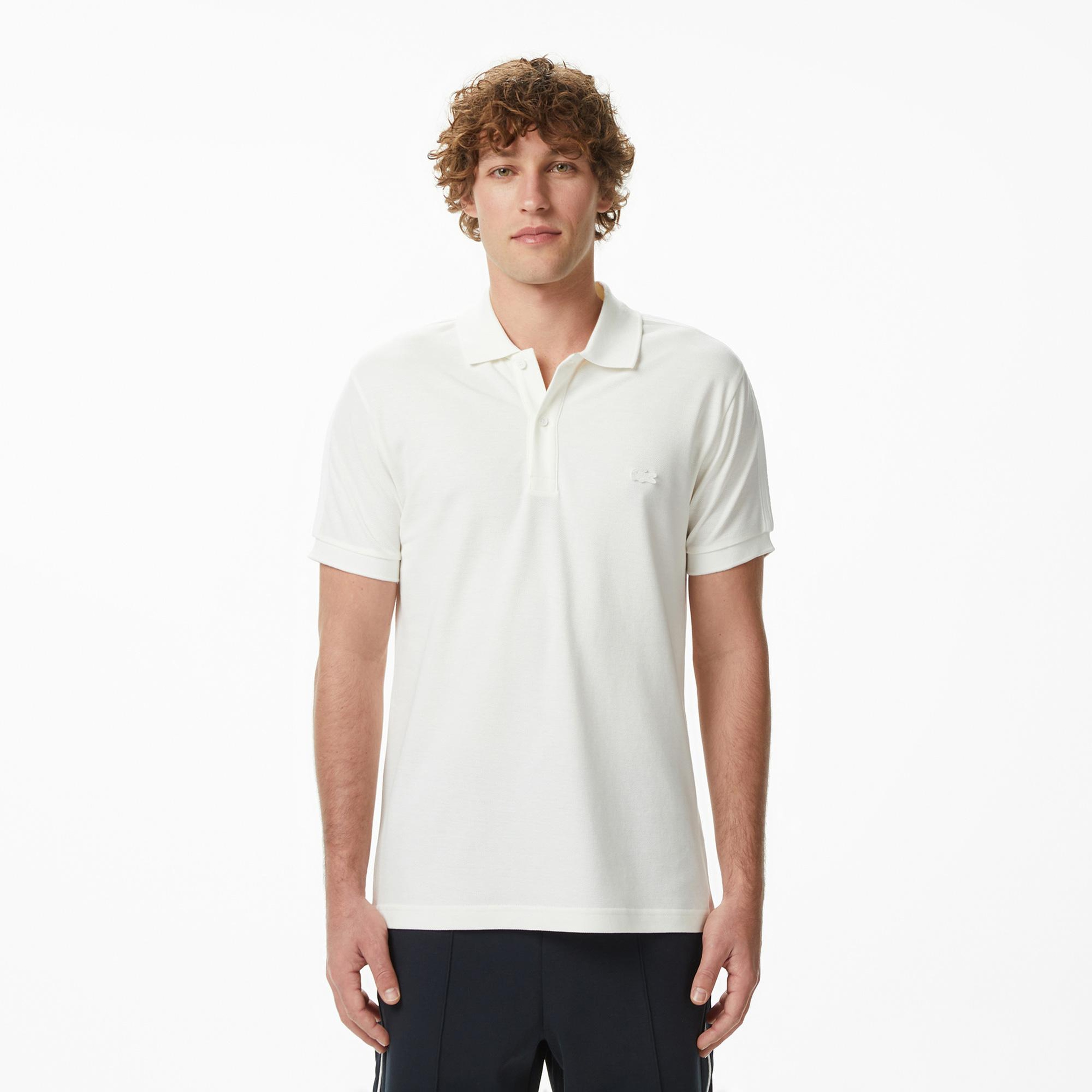 Lacoste Erkek Regular Fit Krem Polo