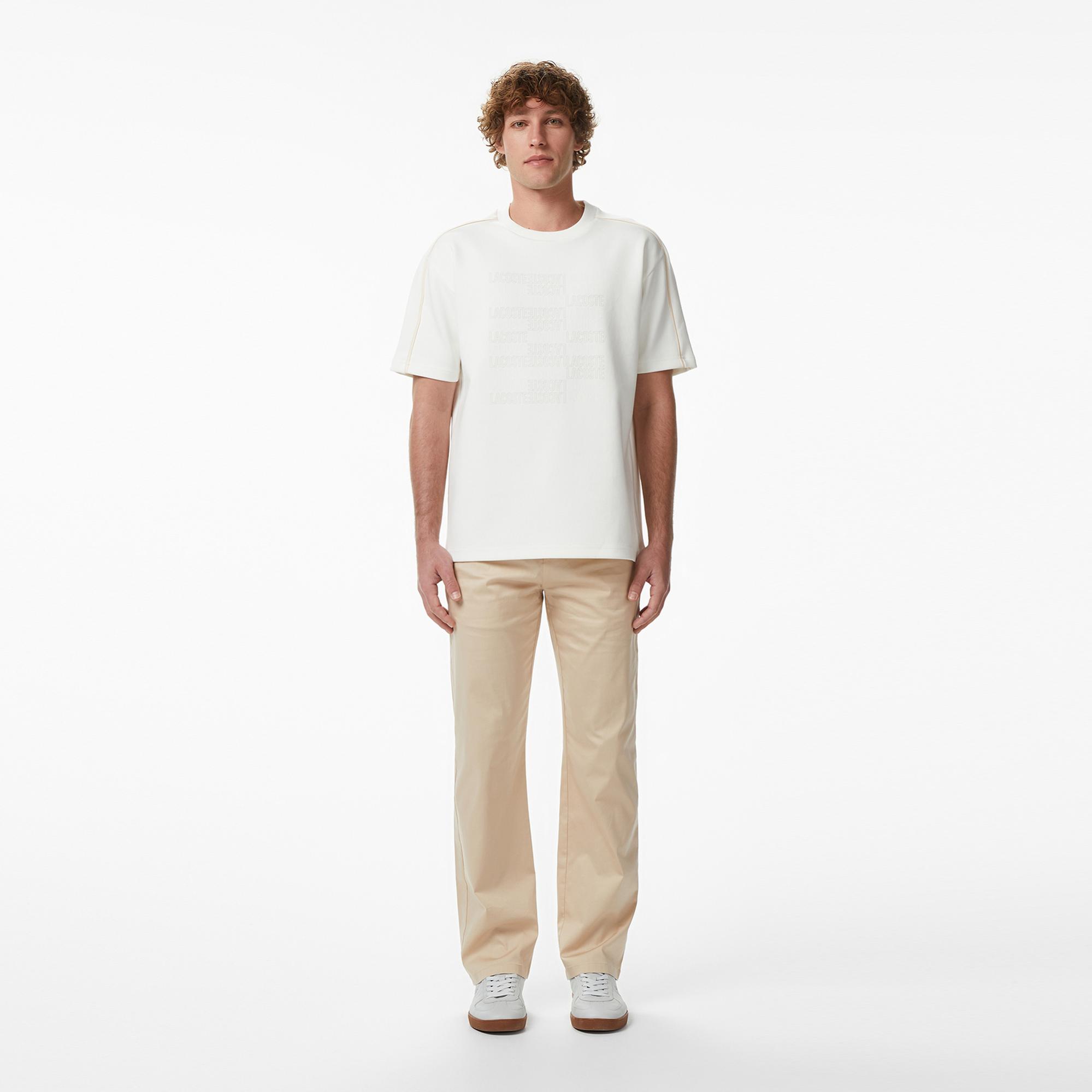 Lacoste Erkek Regular Fit Bej Chino Pantolon