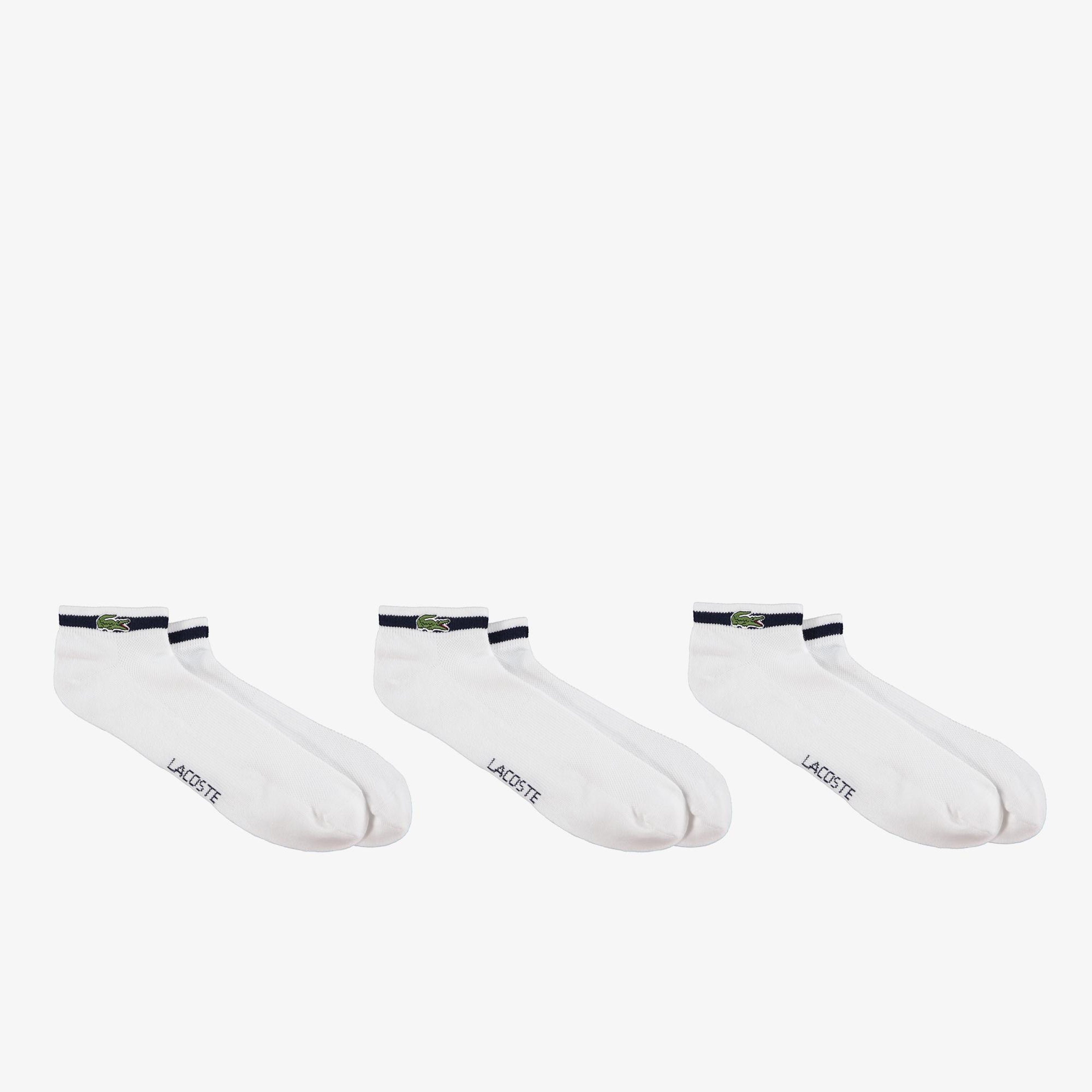 Lacoste Unisex Beyaz Çorap