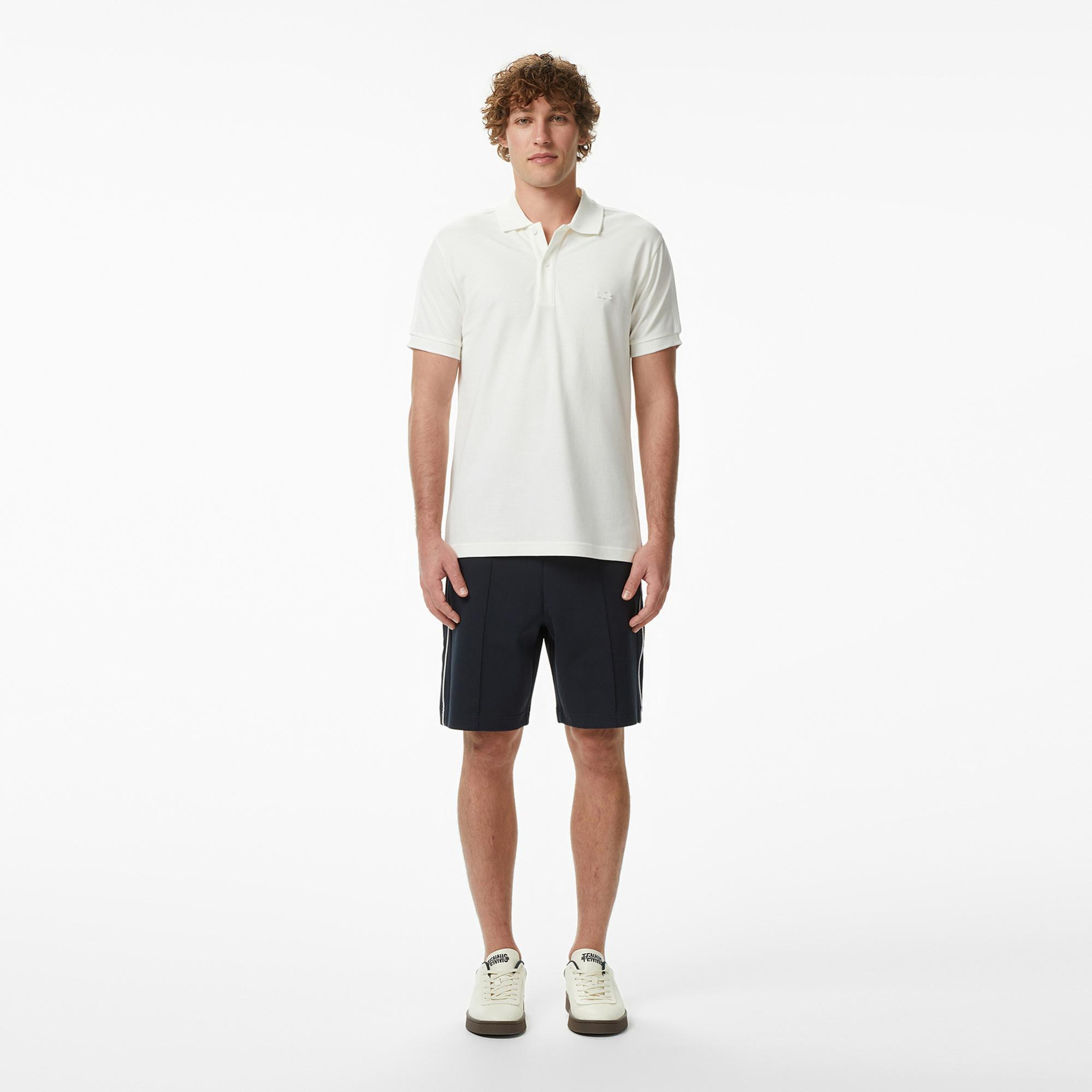 Lacoste Erkek Regular Fit Krem Polo