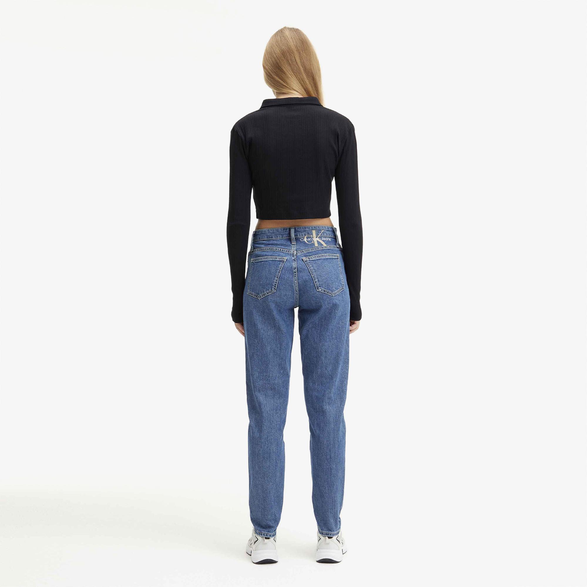 Calvin Klein Mom Mavi Kadın Jean