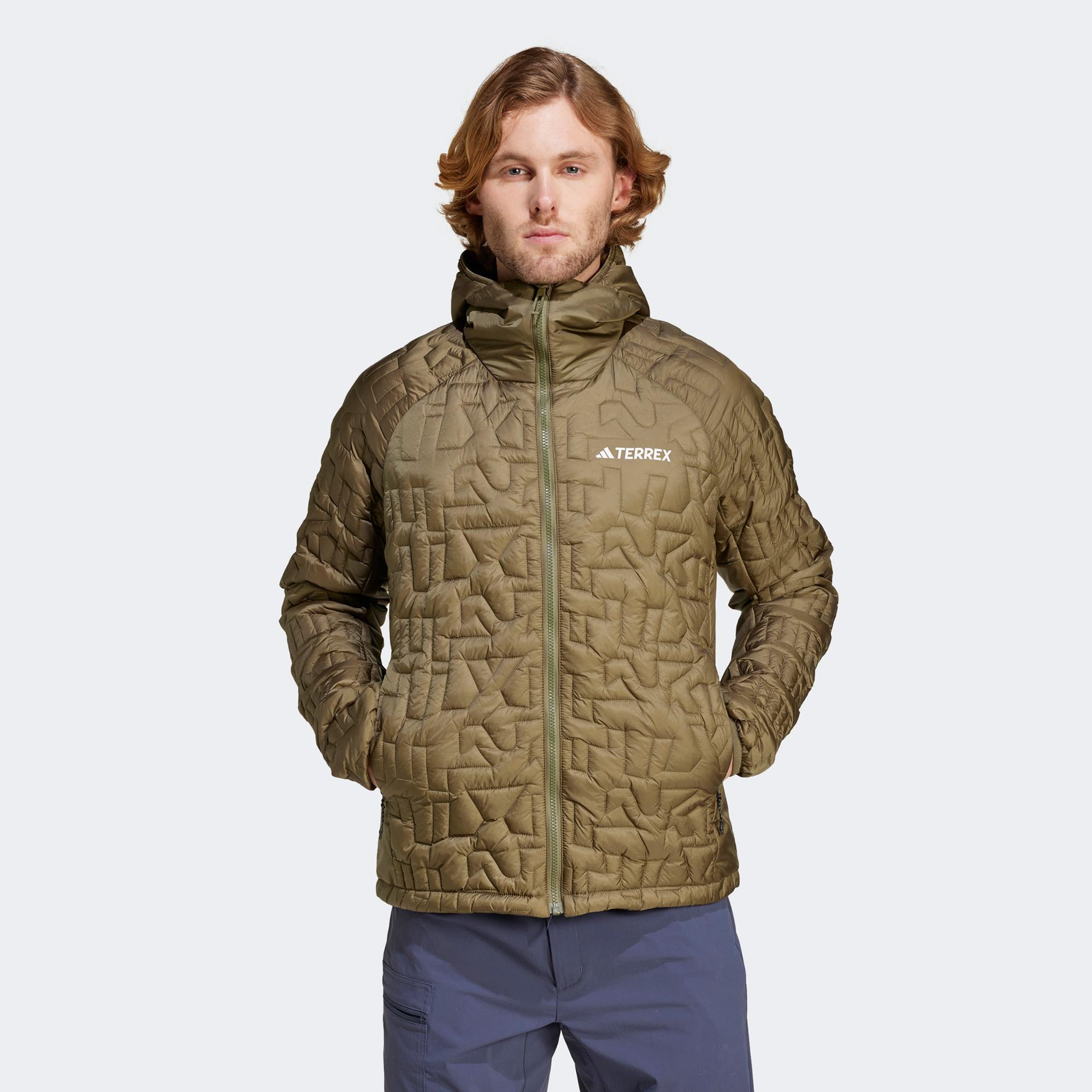 Adidas Xperior Prima Loft Erkek Yeşil Mont