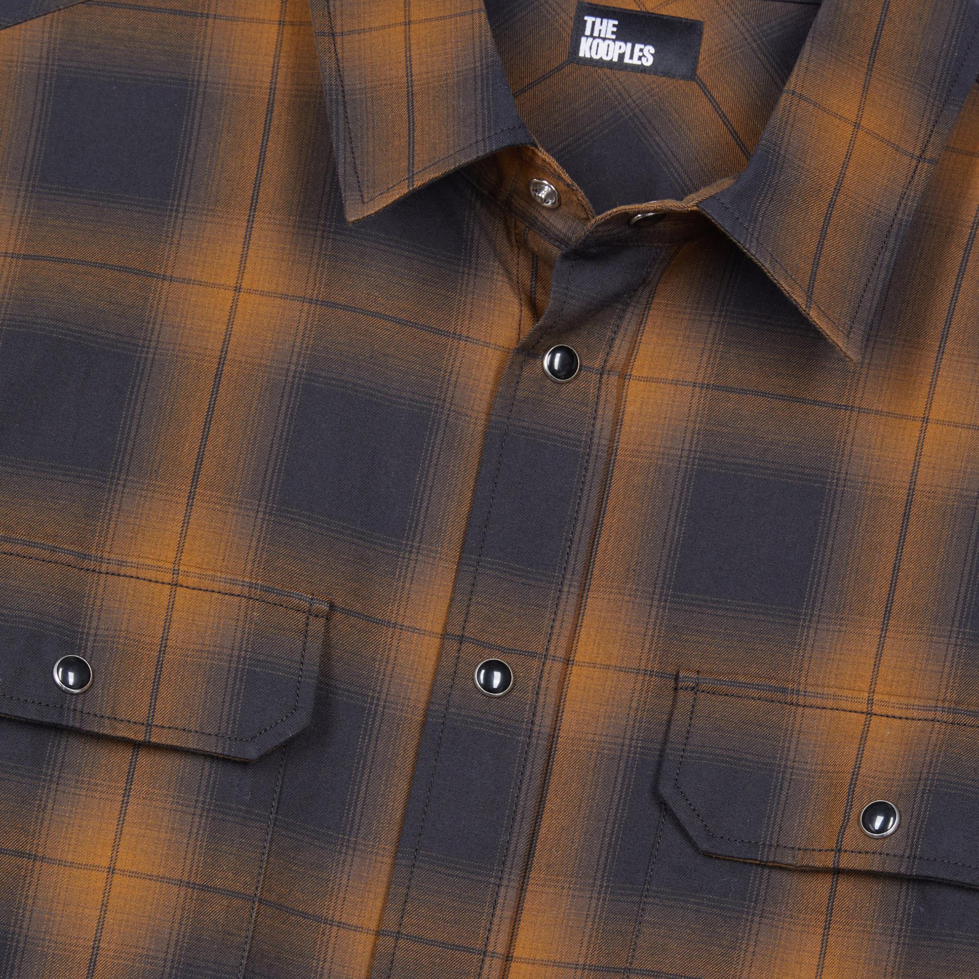 The Kooples Erkek Kahverengi Gömlek