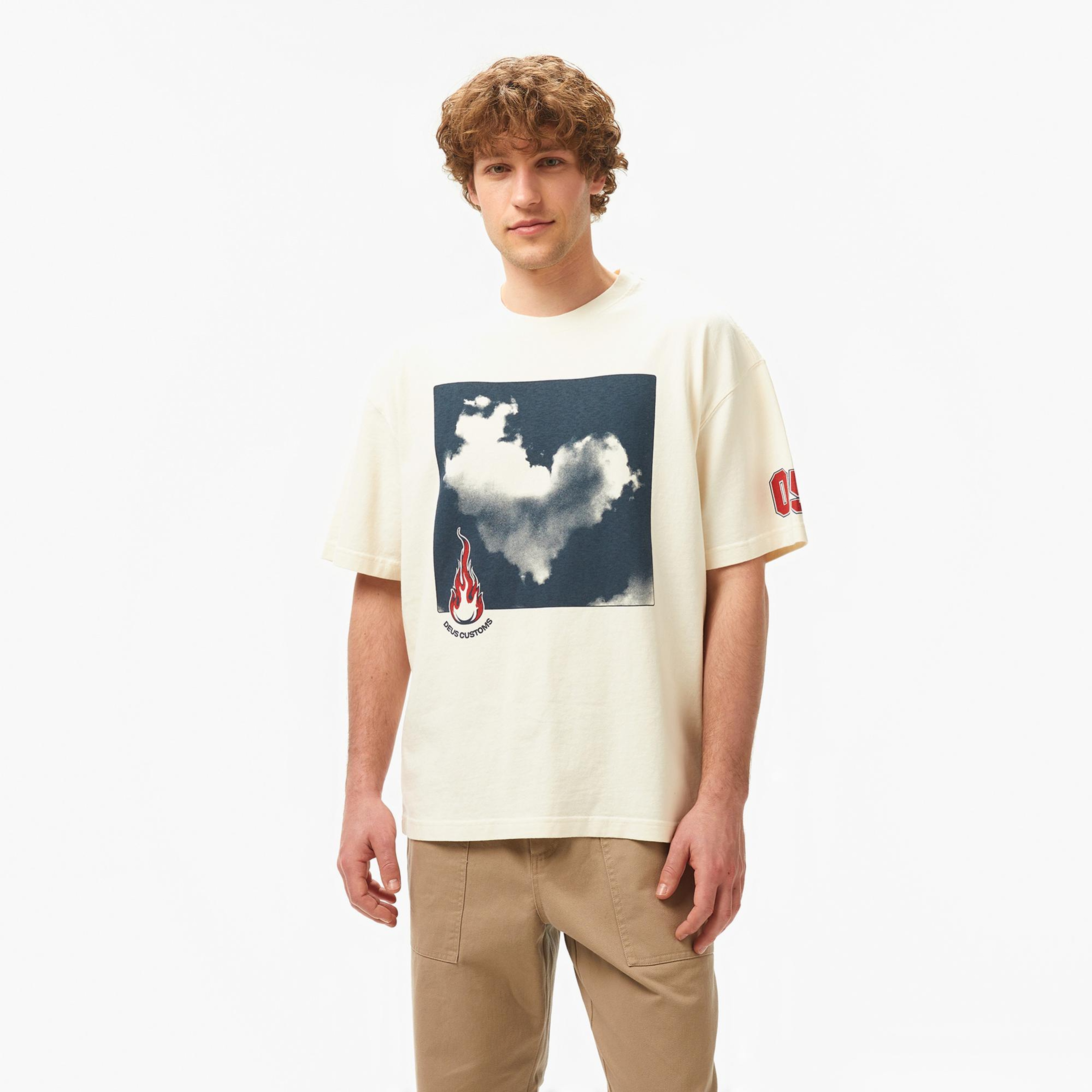 Deus Ex Machina Puffy Love Erkek Beyaz T-Shirt