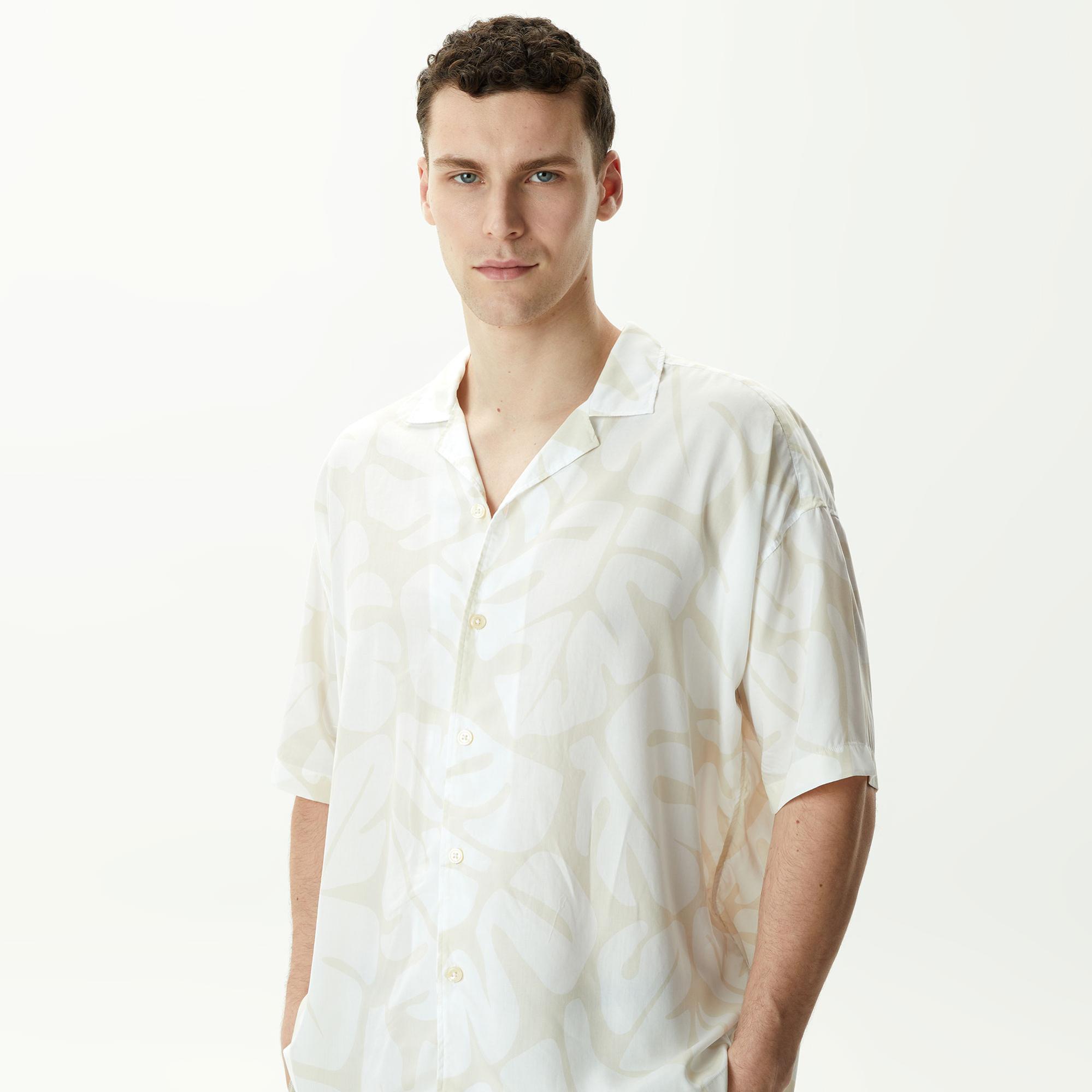 Boss S-Drew Erkek Beyaz Gömlek