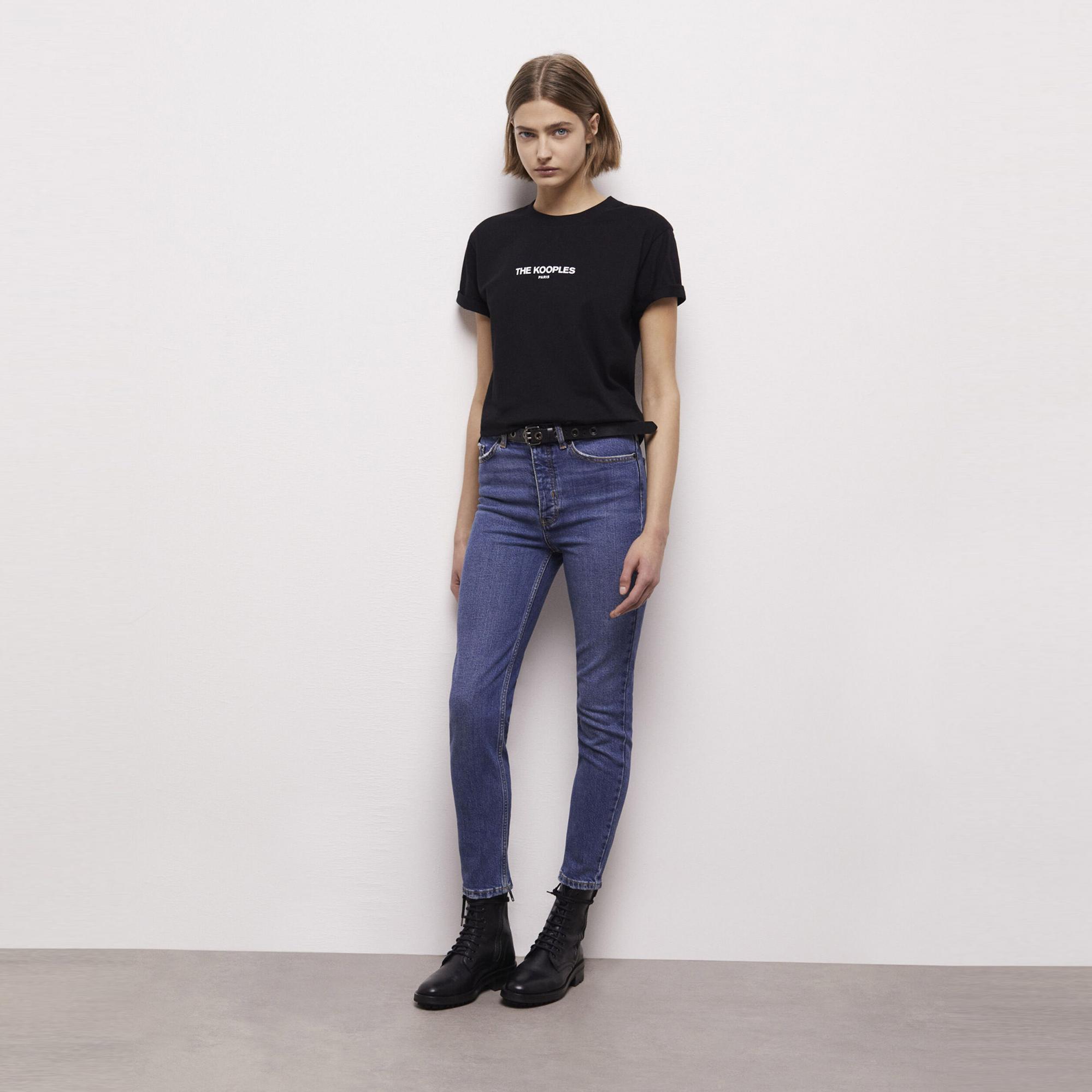 The Kooples Kadın Siyah T-Shirt