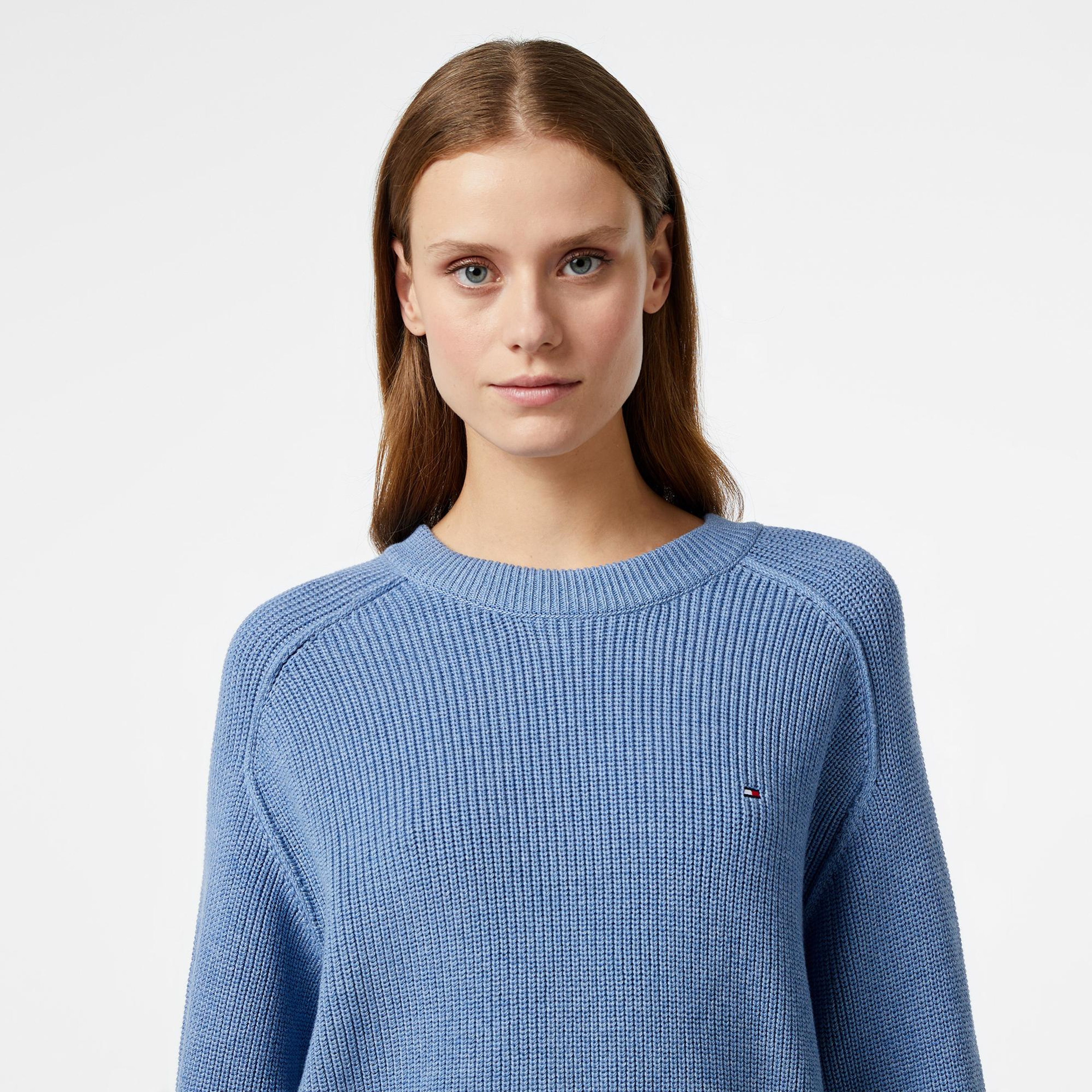 Tommy Hilfiger Cardi Stitch Kadın Lacivert Hırka