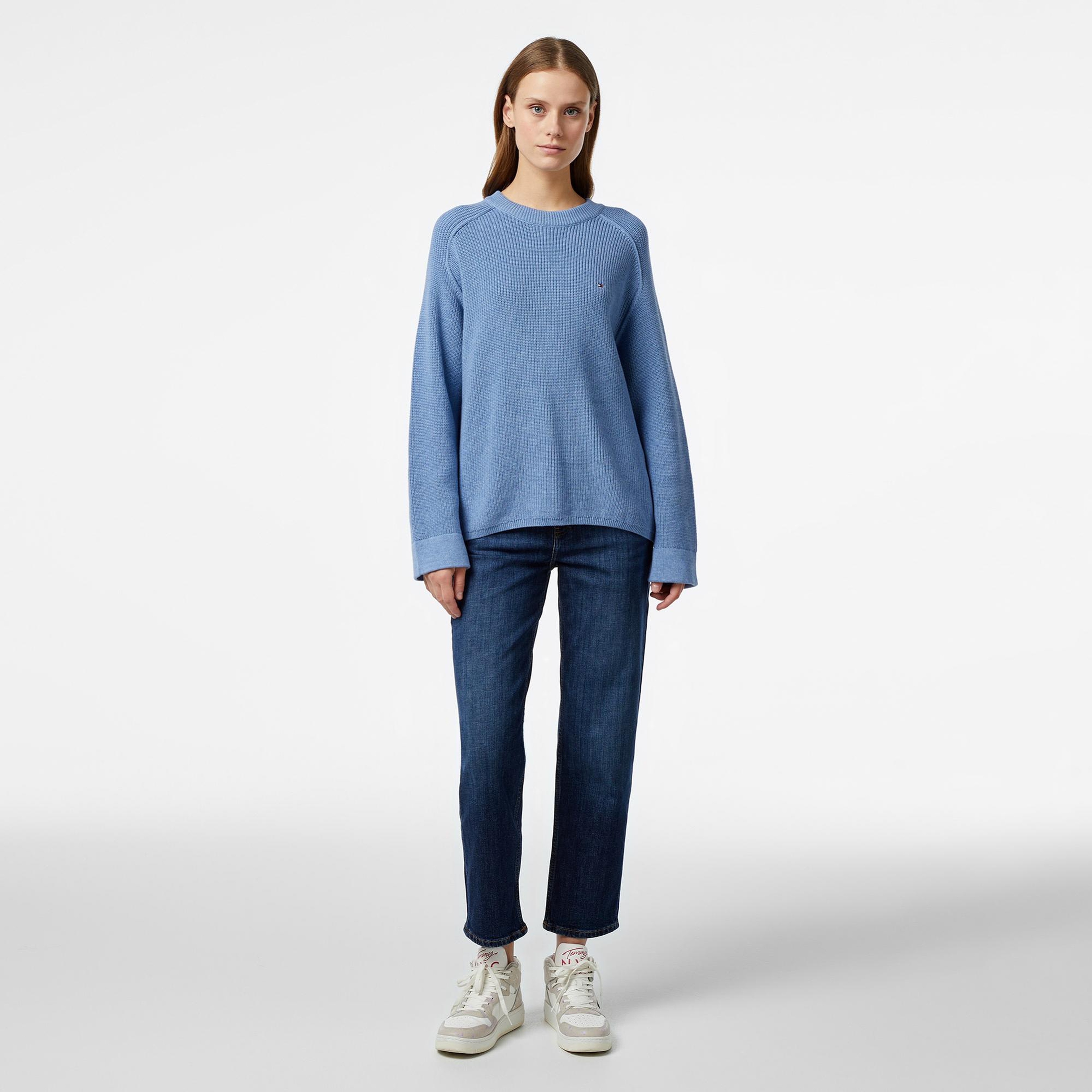 Tommy Hilfiger Cardi Stitch Kadın Lacivert Hırka