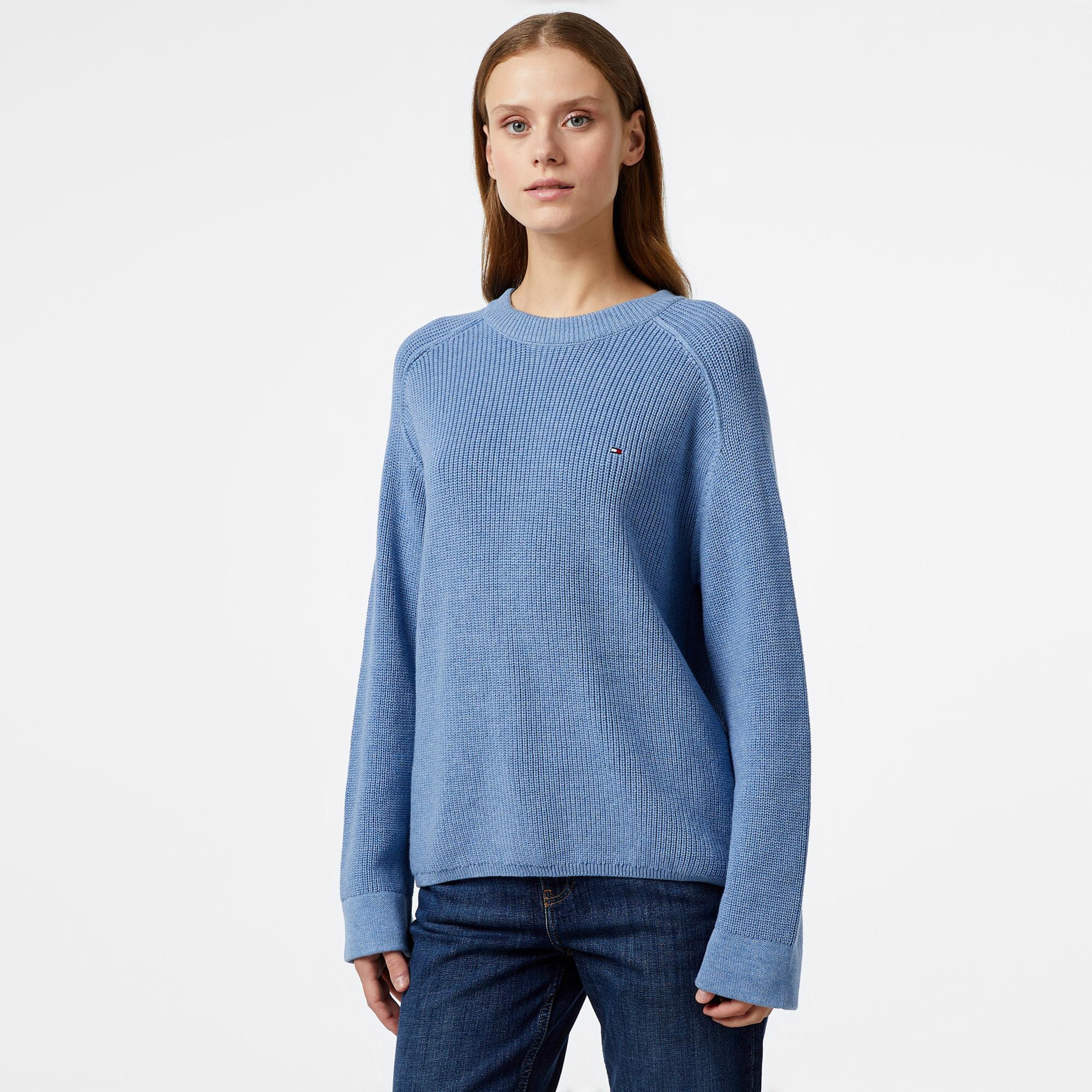 Tommy Hilfiger Cardi Stitch Kadın Lacivert Hırka