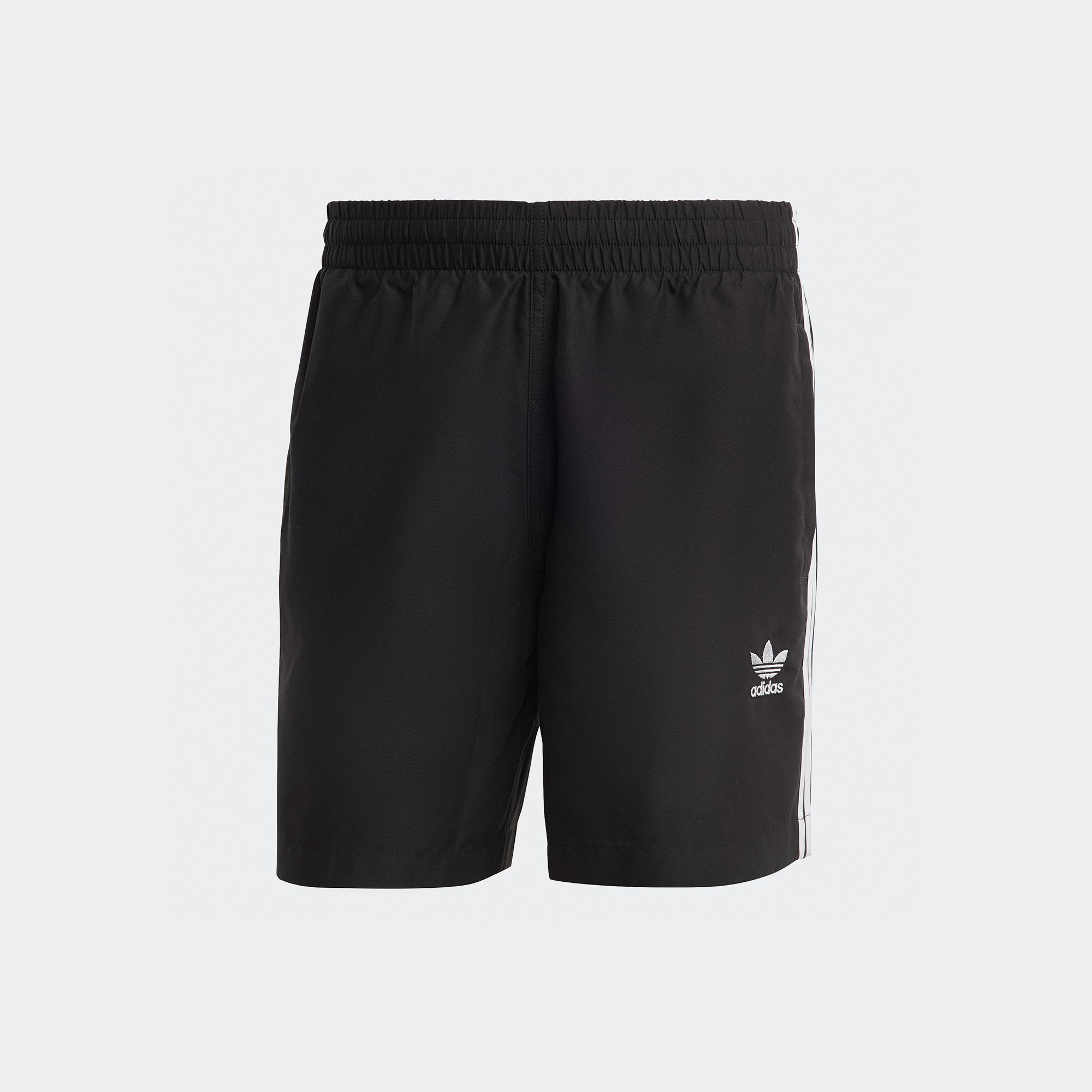 Adidas Originals Adicolor 3-Stripes Erkek Siyah Mayo Şort