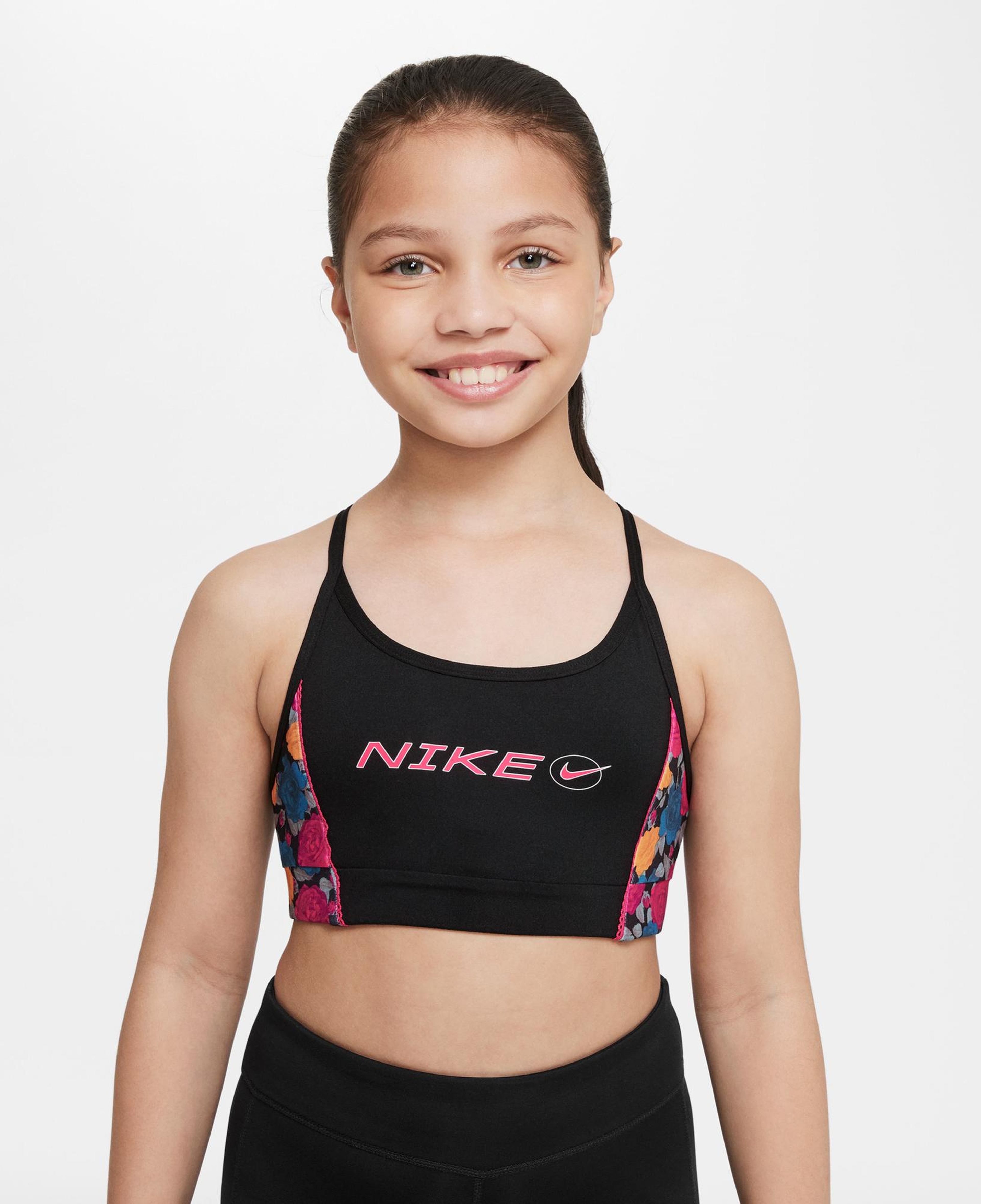 Nike Indy Iconclash Çocuk Siyah Bra