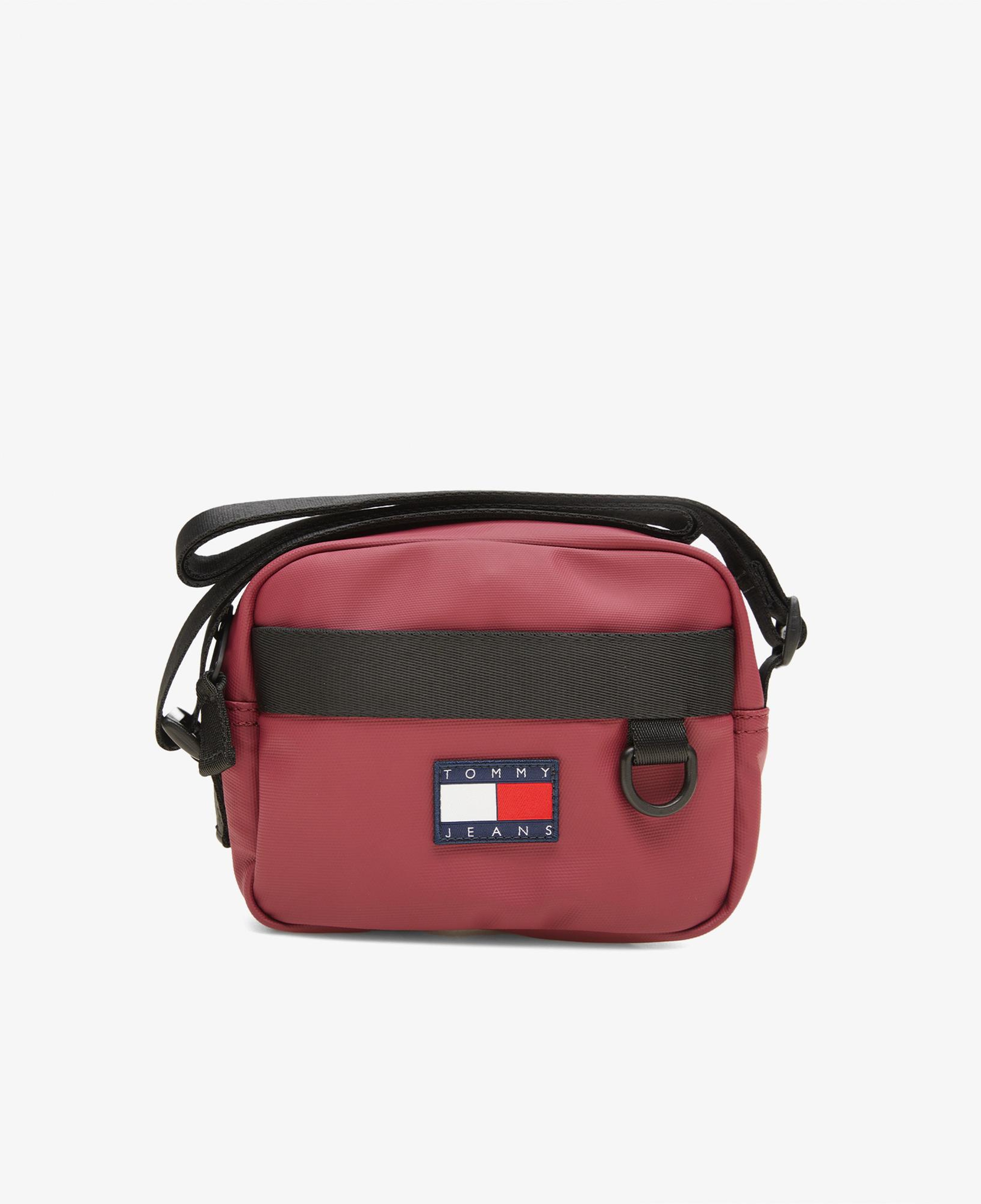 Tommy Jeans Elevated Crossover Erkek Kırmızı Omuz Çantası