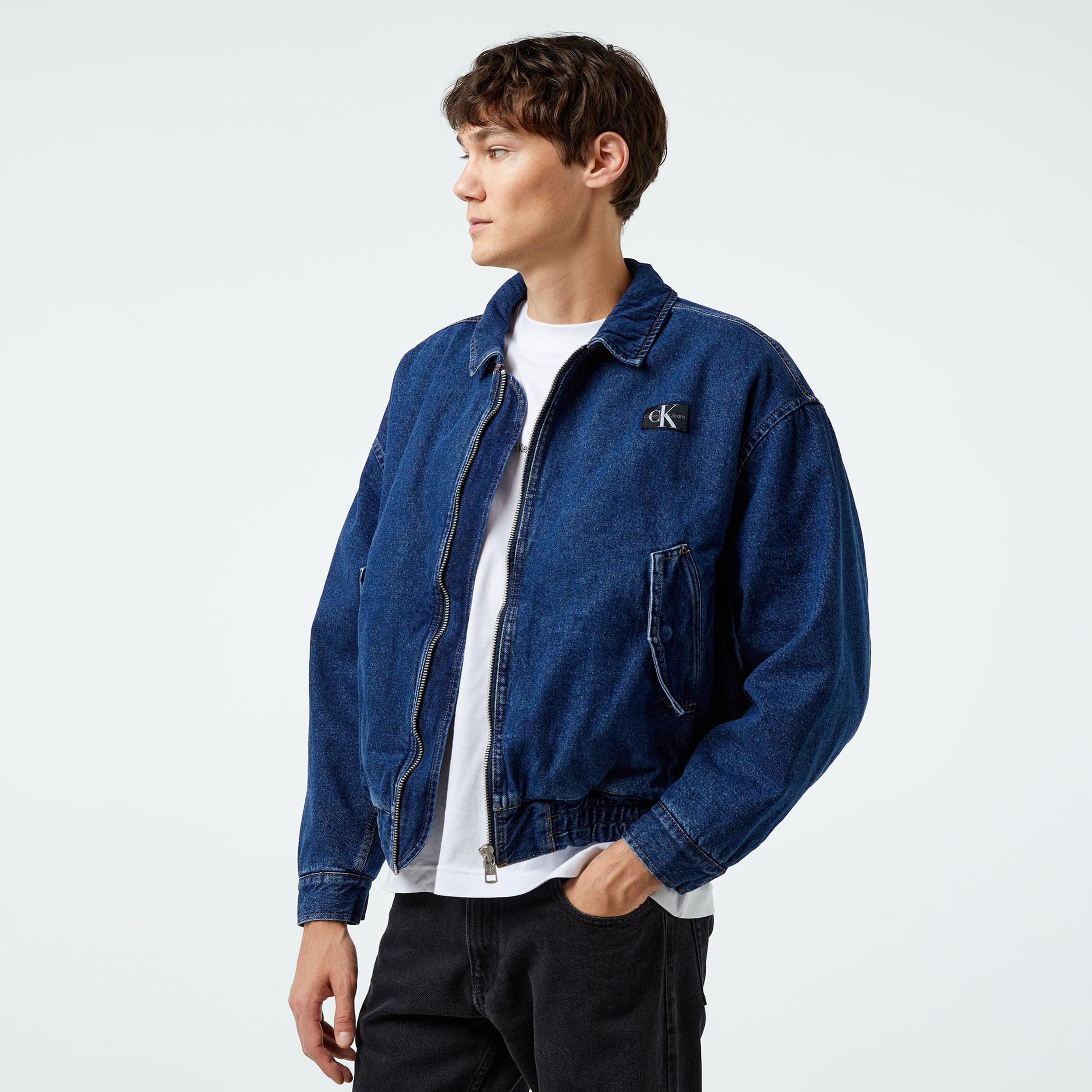 Calvin Klein Jeans Erkek Lacivert Ceket