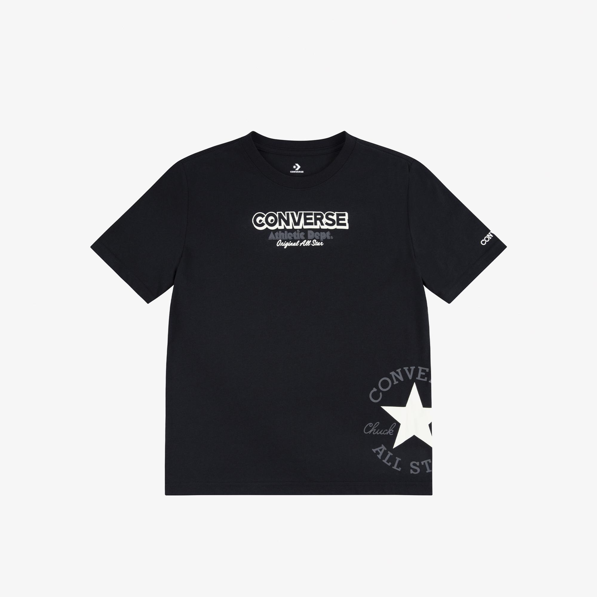 Converse Erkek Çocuk Siyah T-Shirt