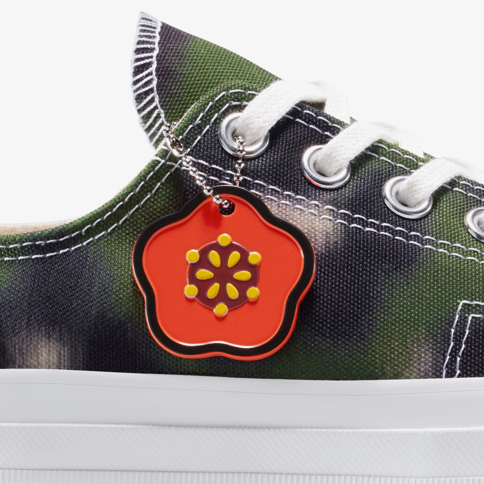 Converse x Kenzo Unisex Yeşil Chuck 70 Sneaker