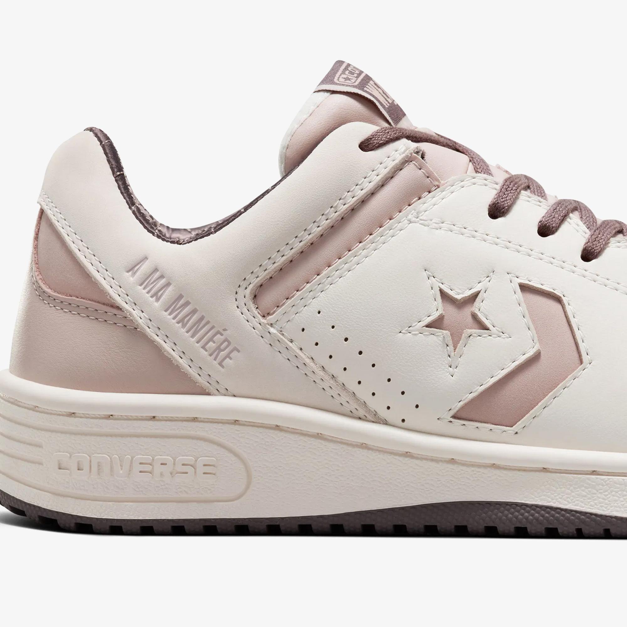 Converse x A Ma Maniere Weapon Unisex Beyaz Deri Sneaker