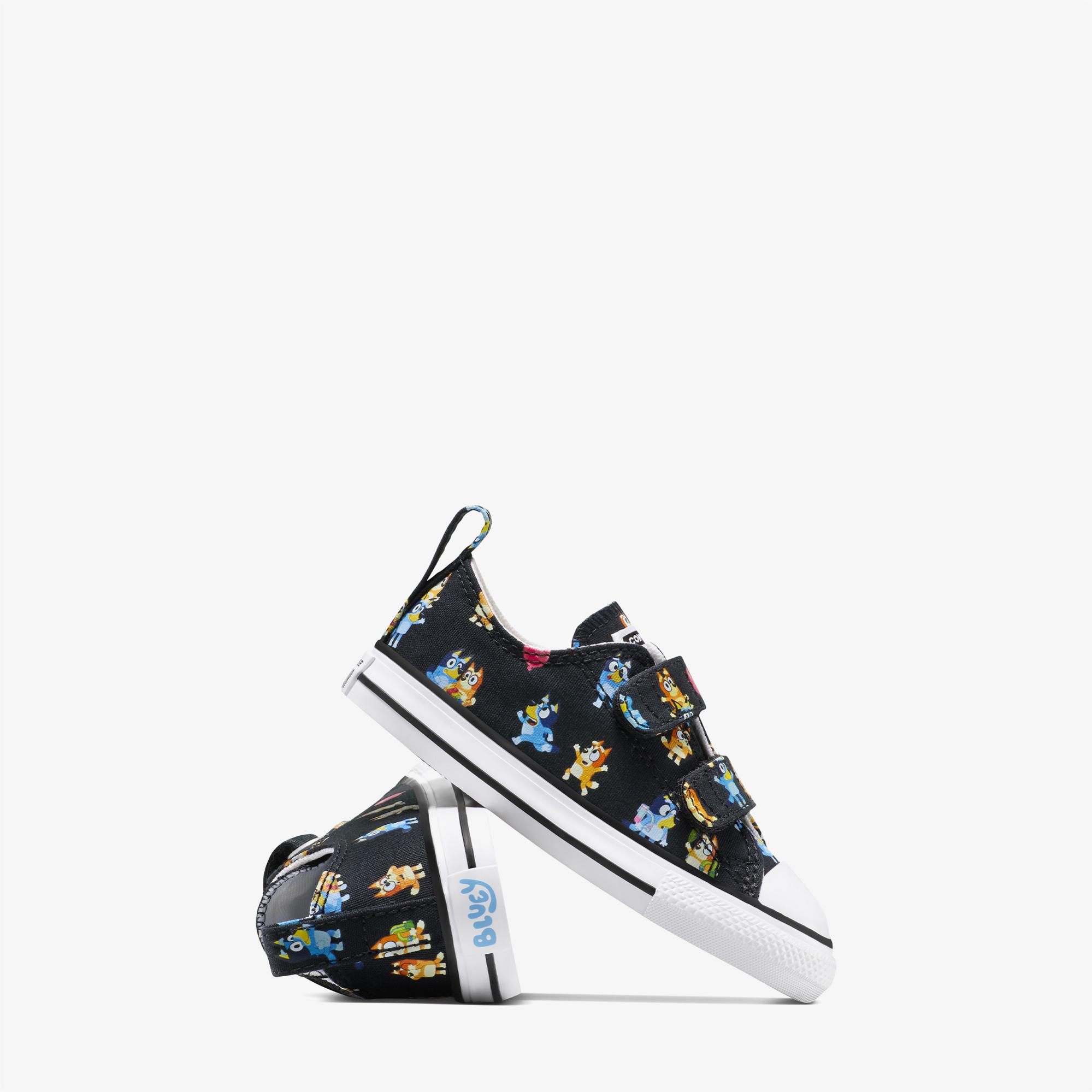 Converse x Bluey Chuck Taylor All Star 2V Bebek Siyah Sneaker