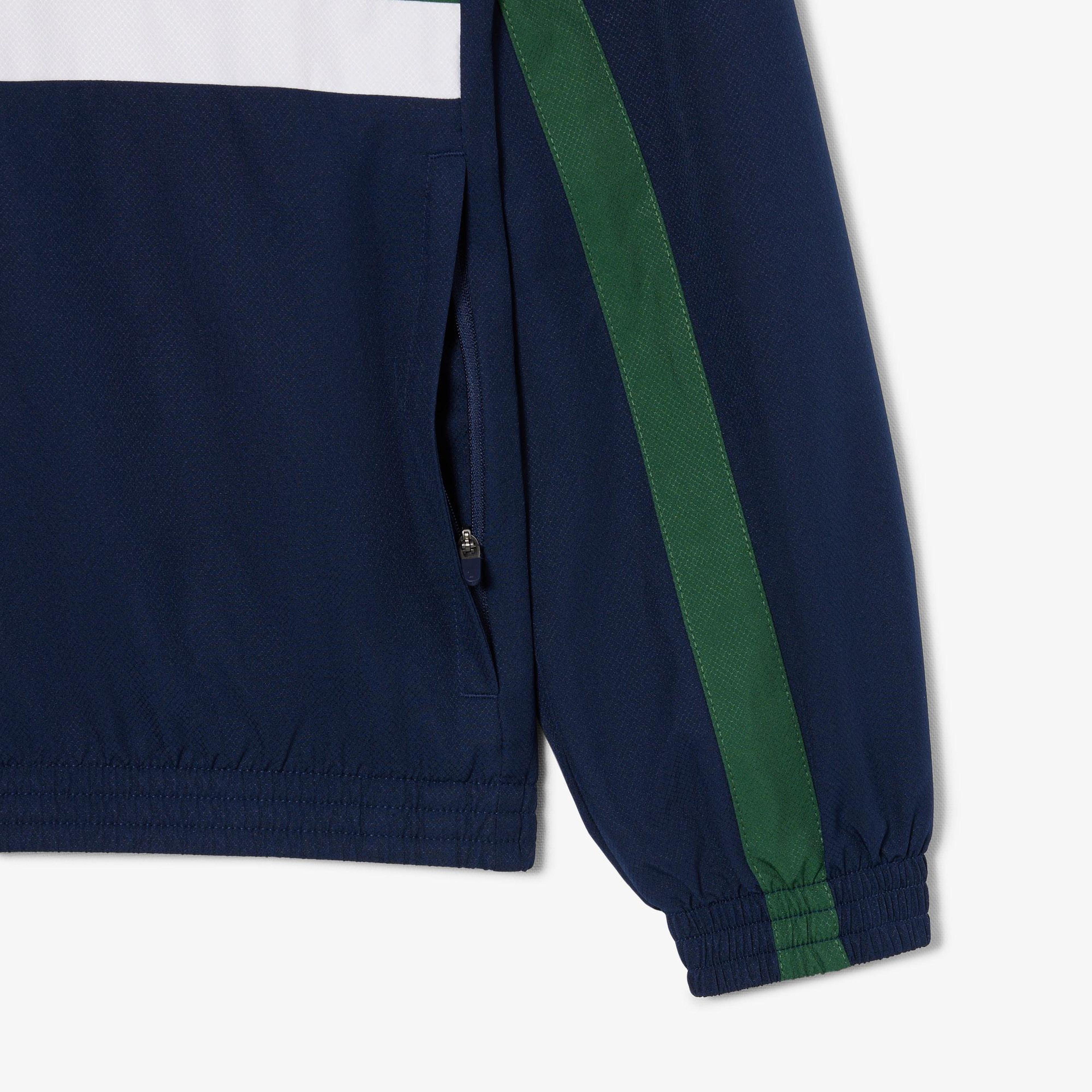 Lacoste Erkek Regular Fit Renk Bloklu Lacivert Eşofman Takımı