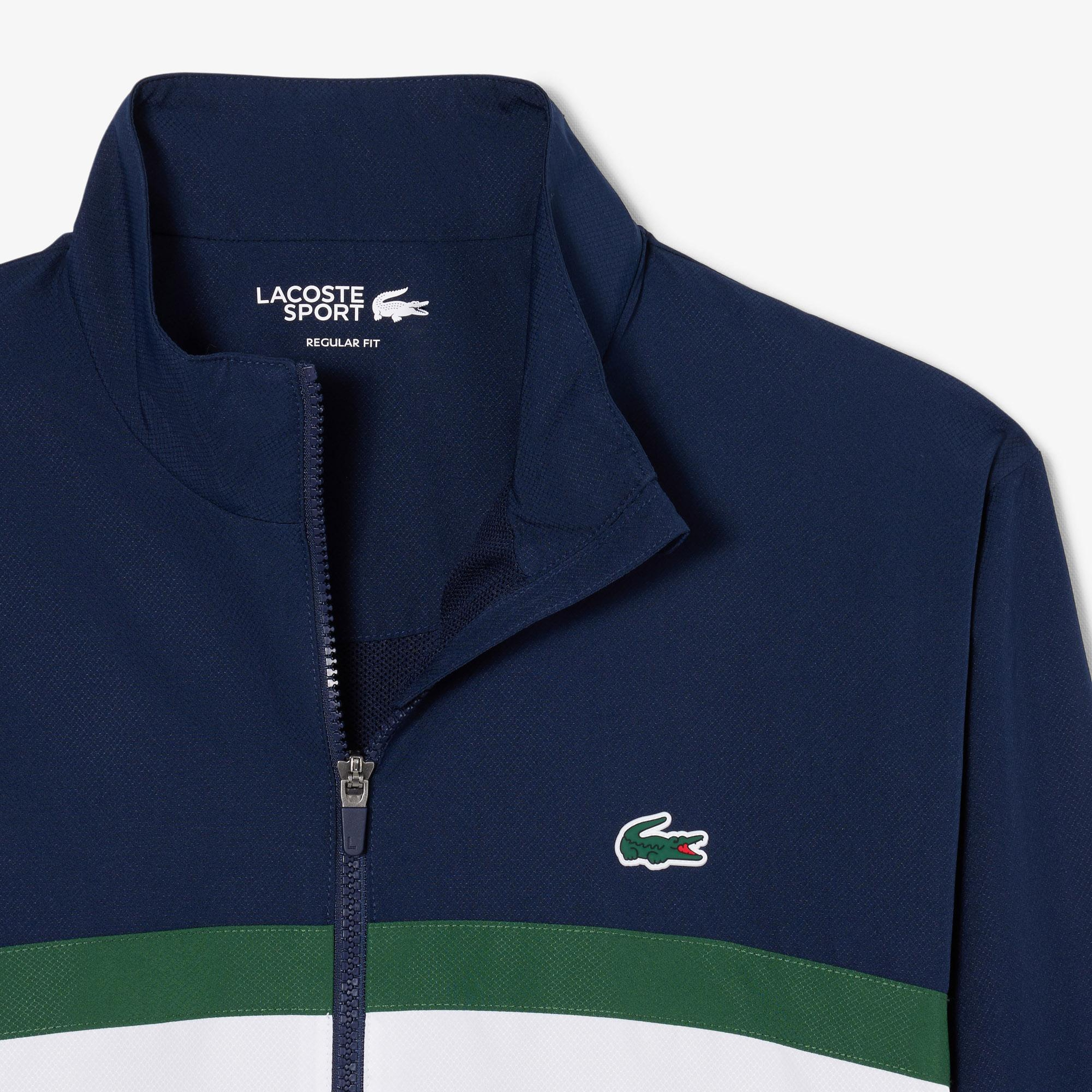 Lacoste Erkek Regular Fit Renk Bloklu Lacivert Eşofman Takımı
