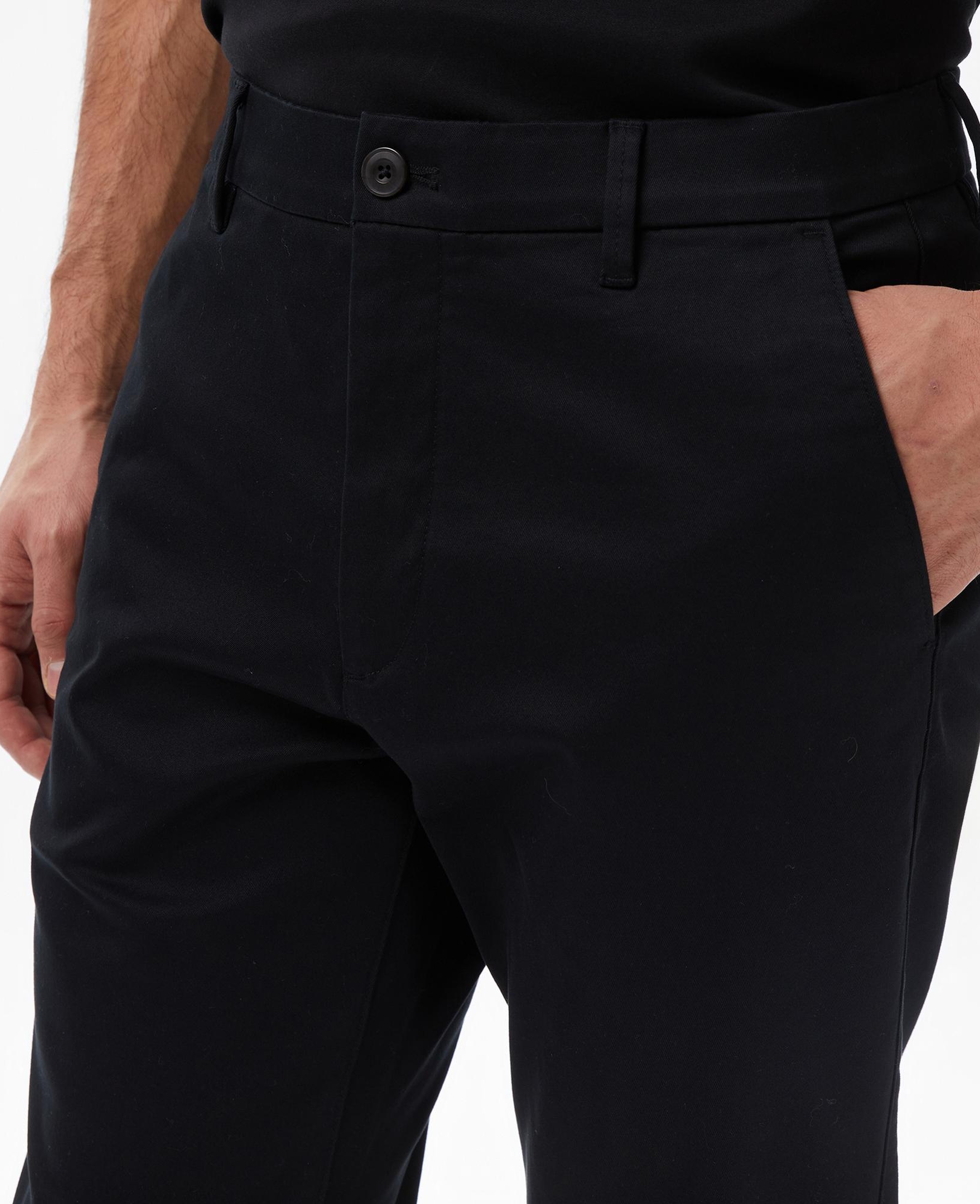 Calvin Klein Slim Cotton Stretch Chino Erkek Siyah Pantolon