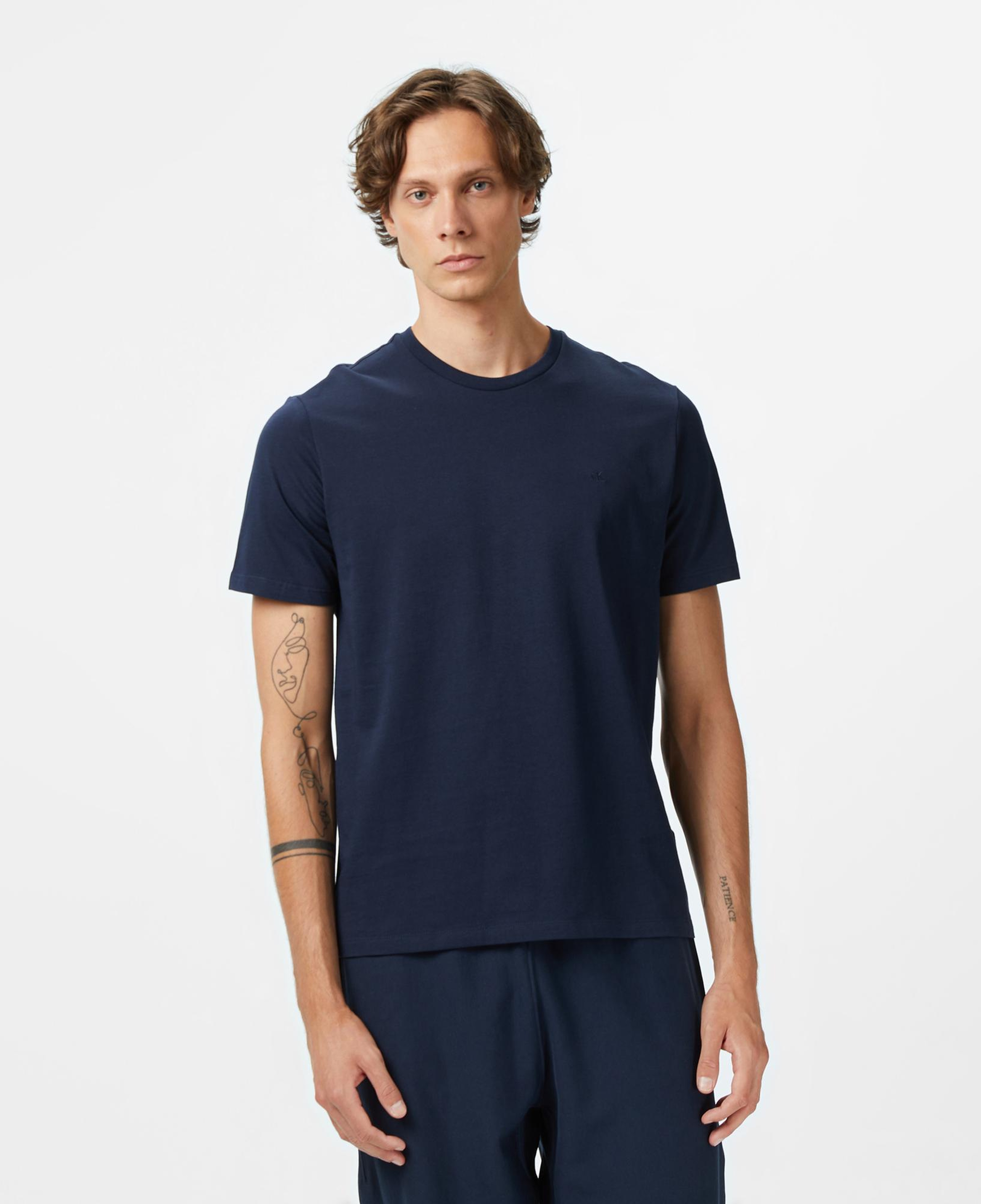 Calvin Klein Smooth Solid Erkek Lacivert T-Shirt