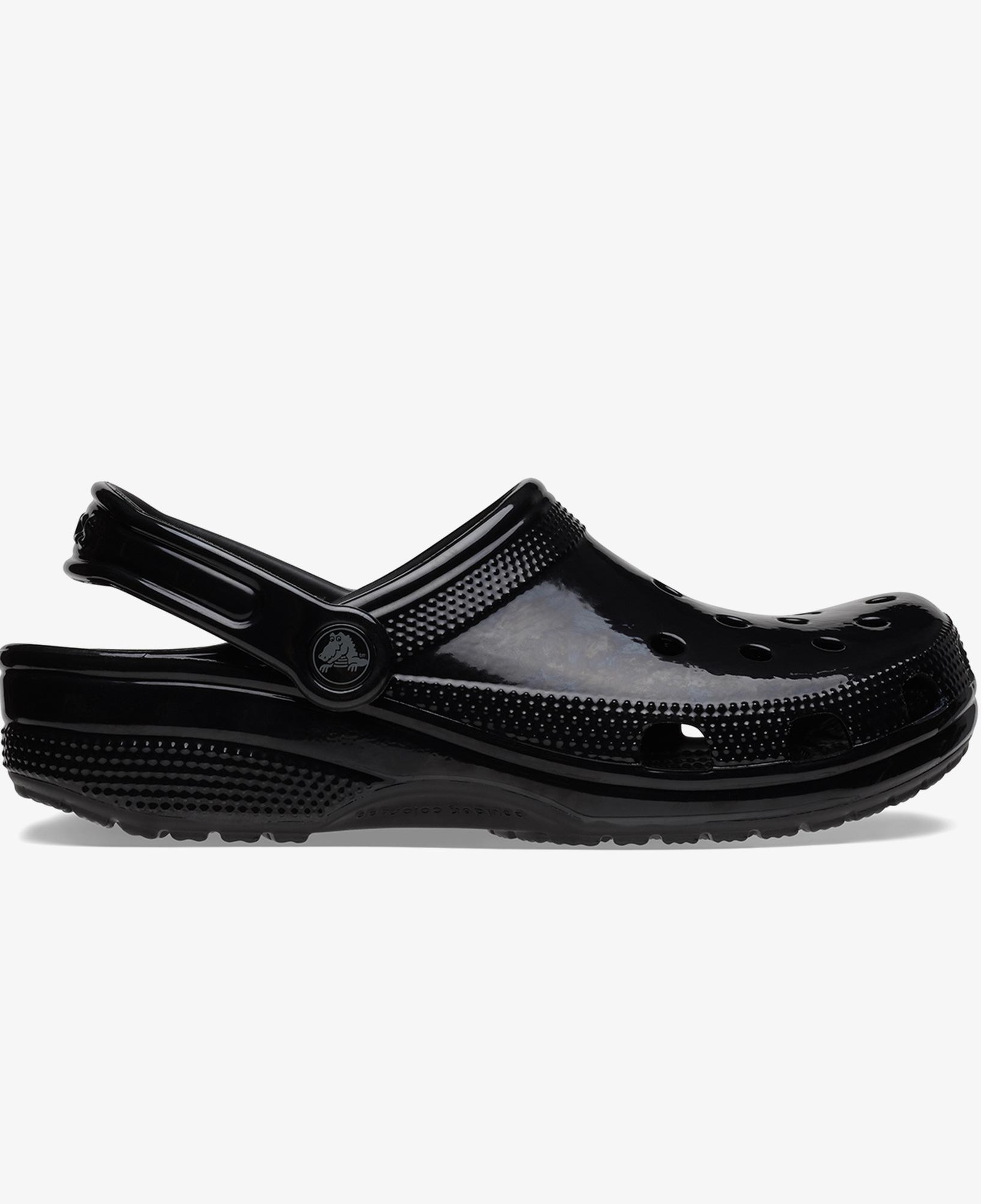 Crocs Classic High Shine Kadın Siyah Terlik