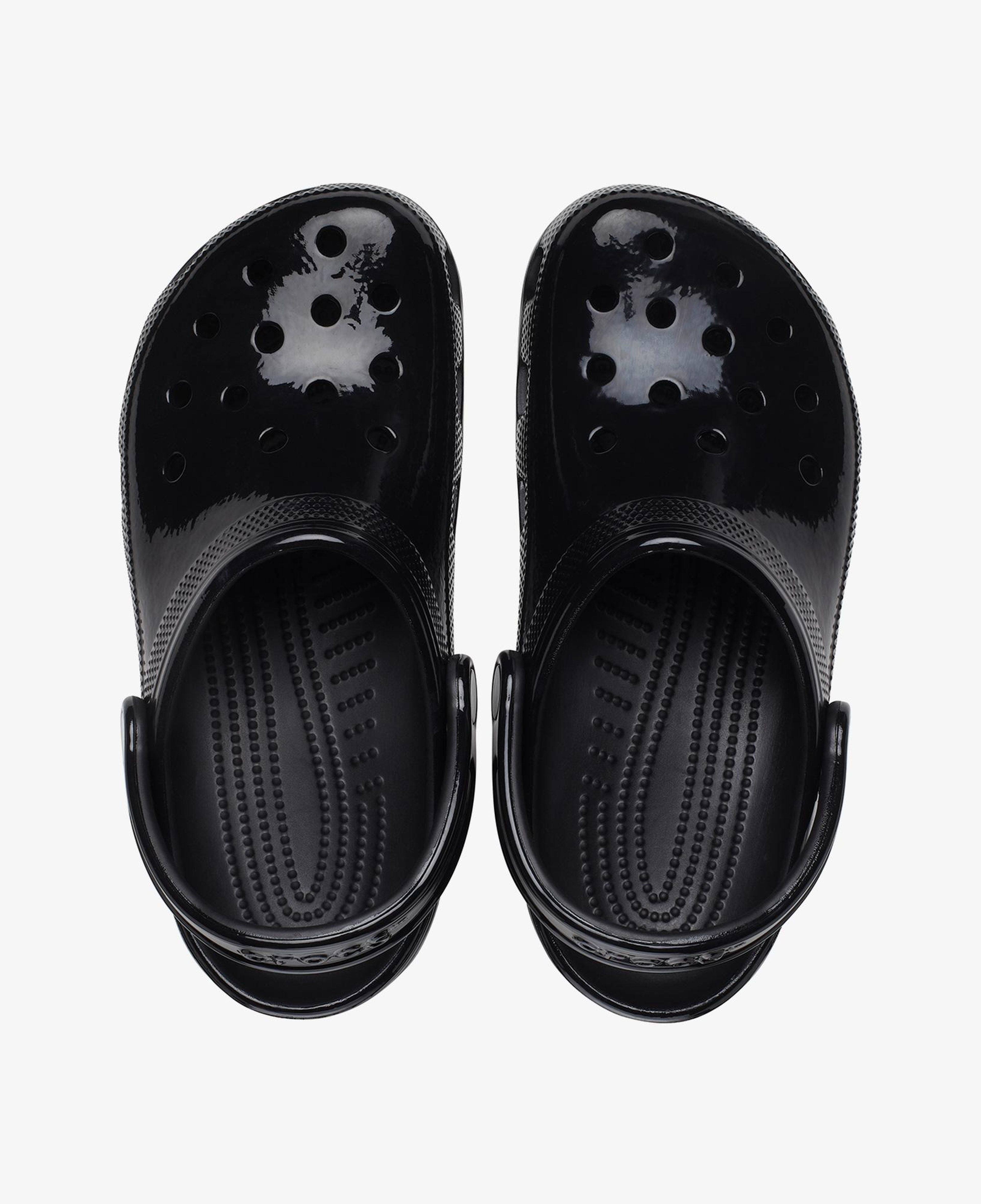 Crocs Classic High Shine Kadın Siyah Terlik