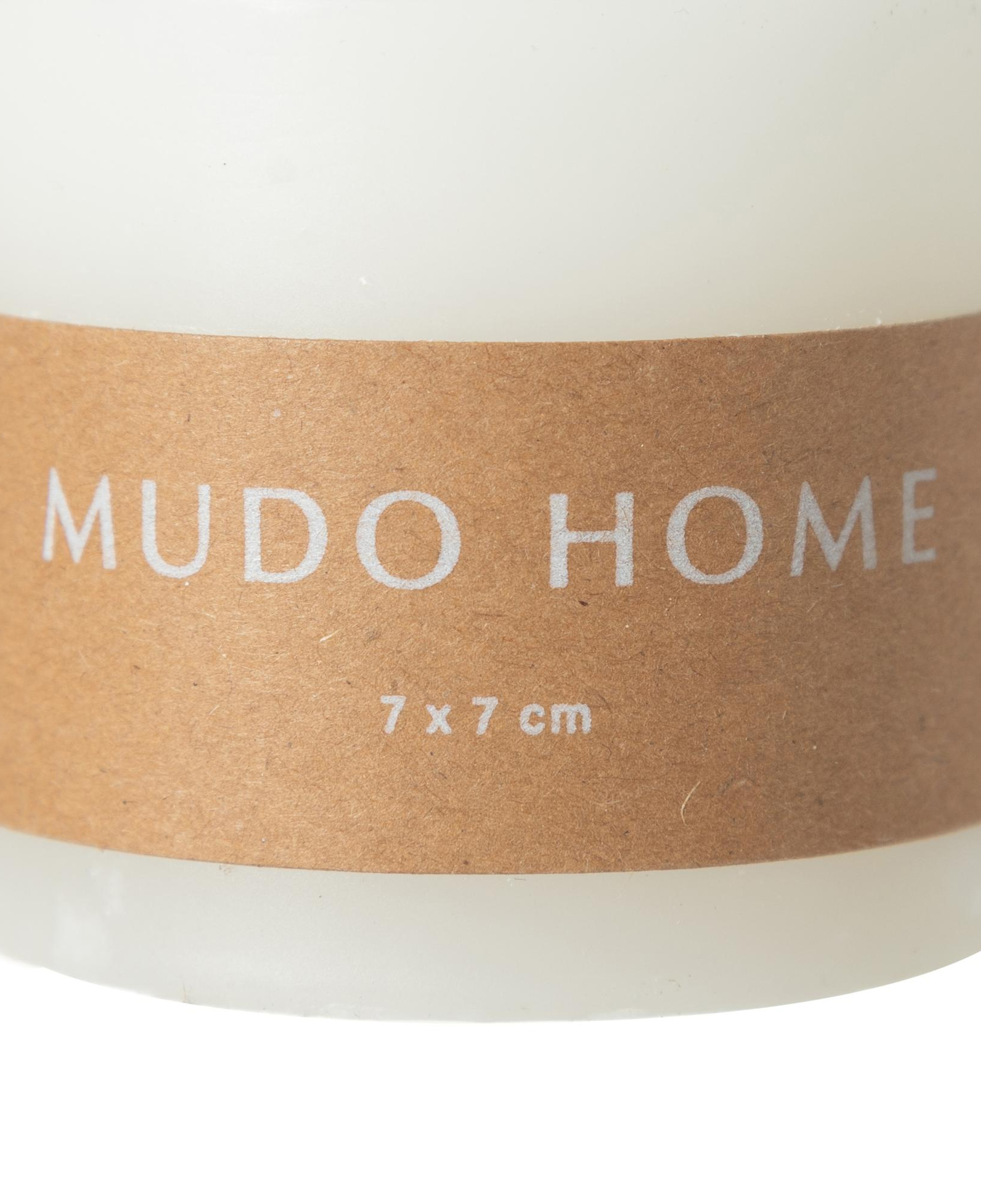 SÜTUN MUM BEYAZ 7X7CM