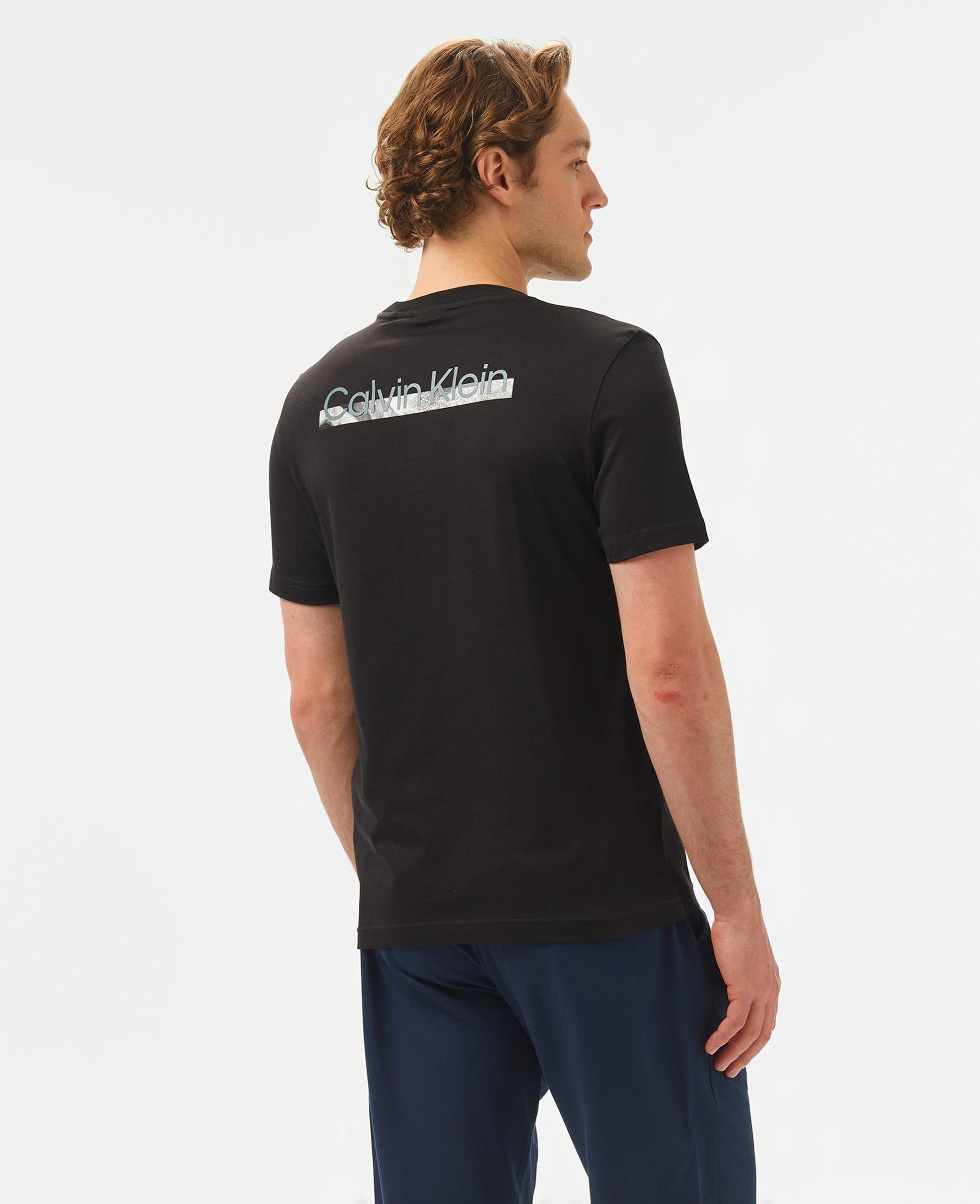 Calvin Klein Ba Logo Graphic Erkek Siyah T-Shirt