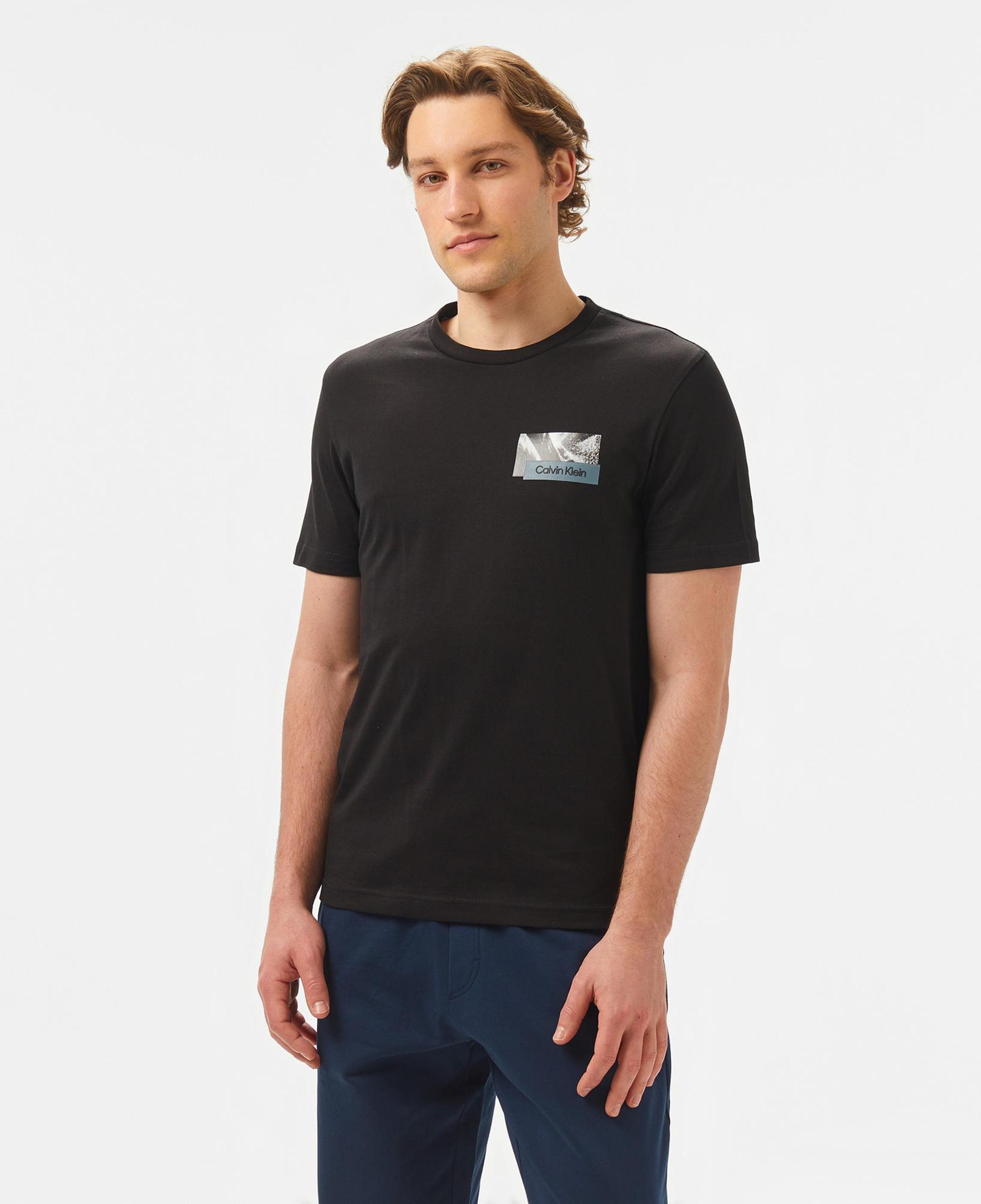Calvin Klein Ba Logo Graphic Erkek Siyah T-Shirt