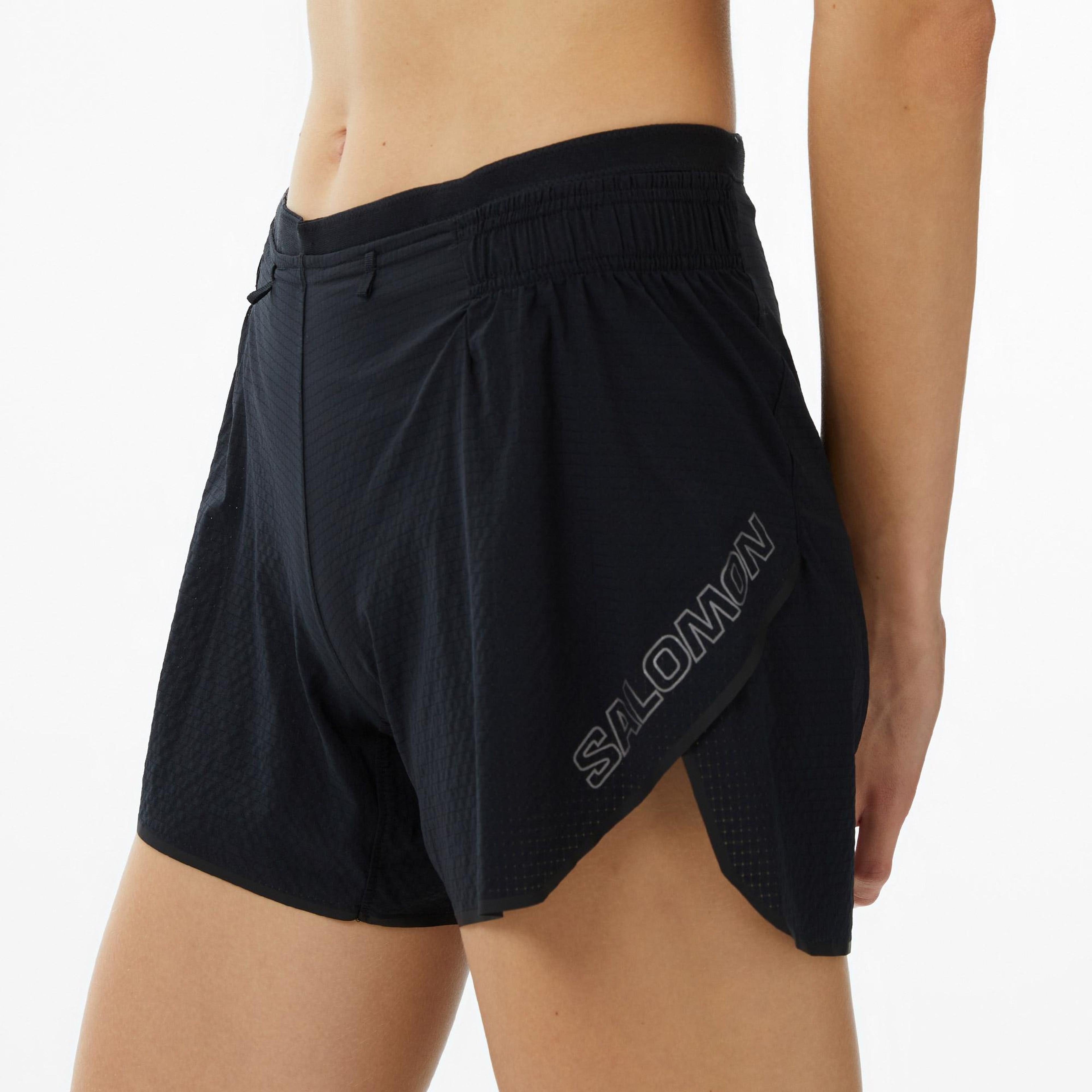 Salomon Sense Aero 5 Kadın Siyah Koşu Şortu