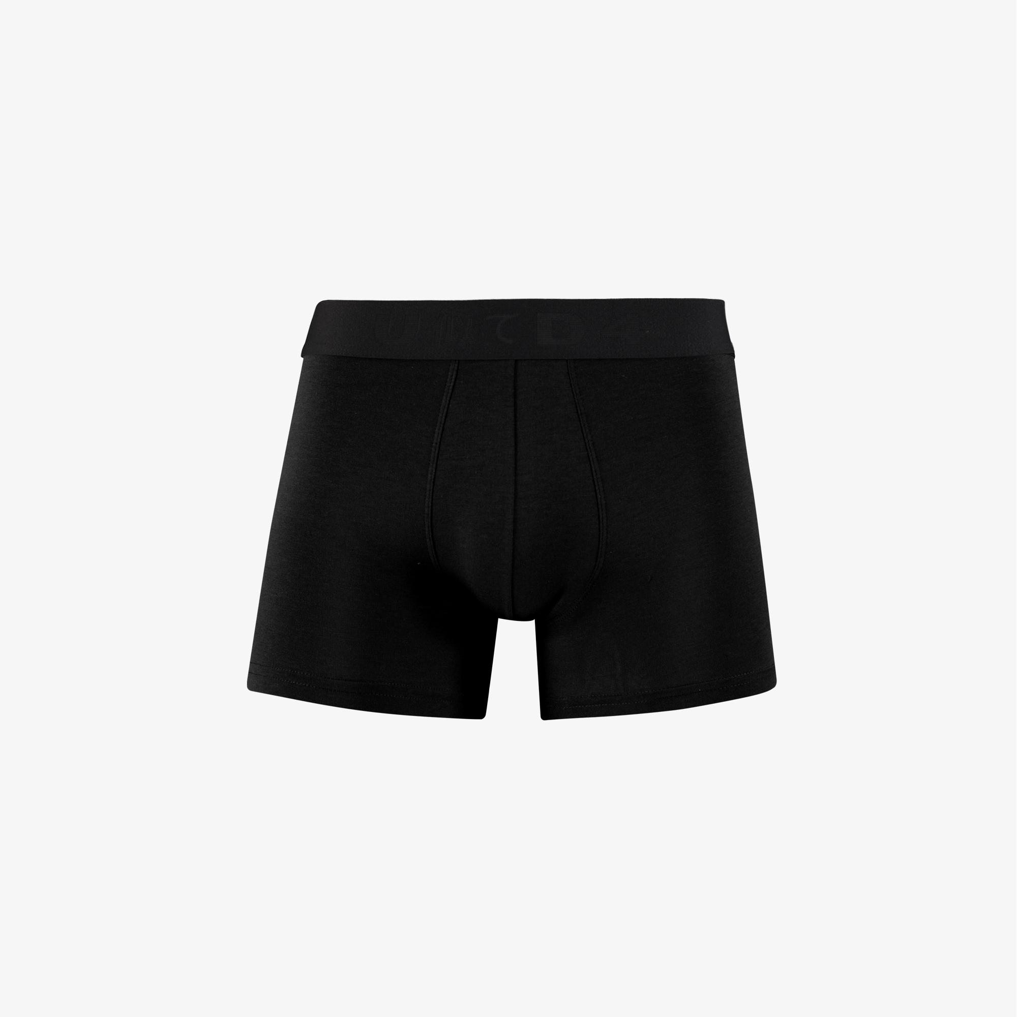 UNITED4 Classic Erkek Siyah/Gri Lacivert 3'lü Boxer