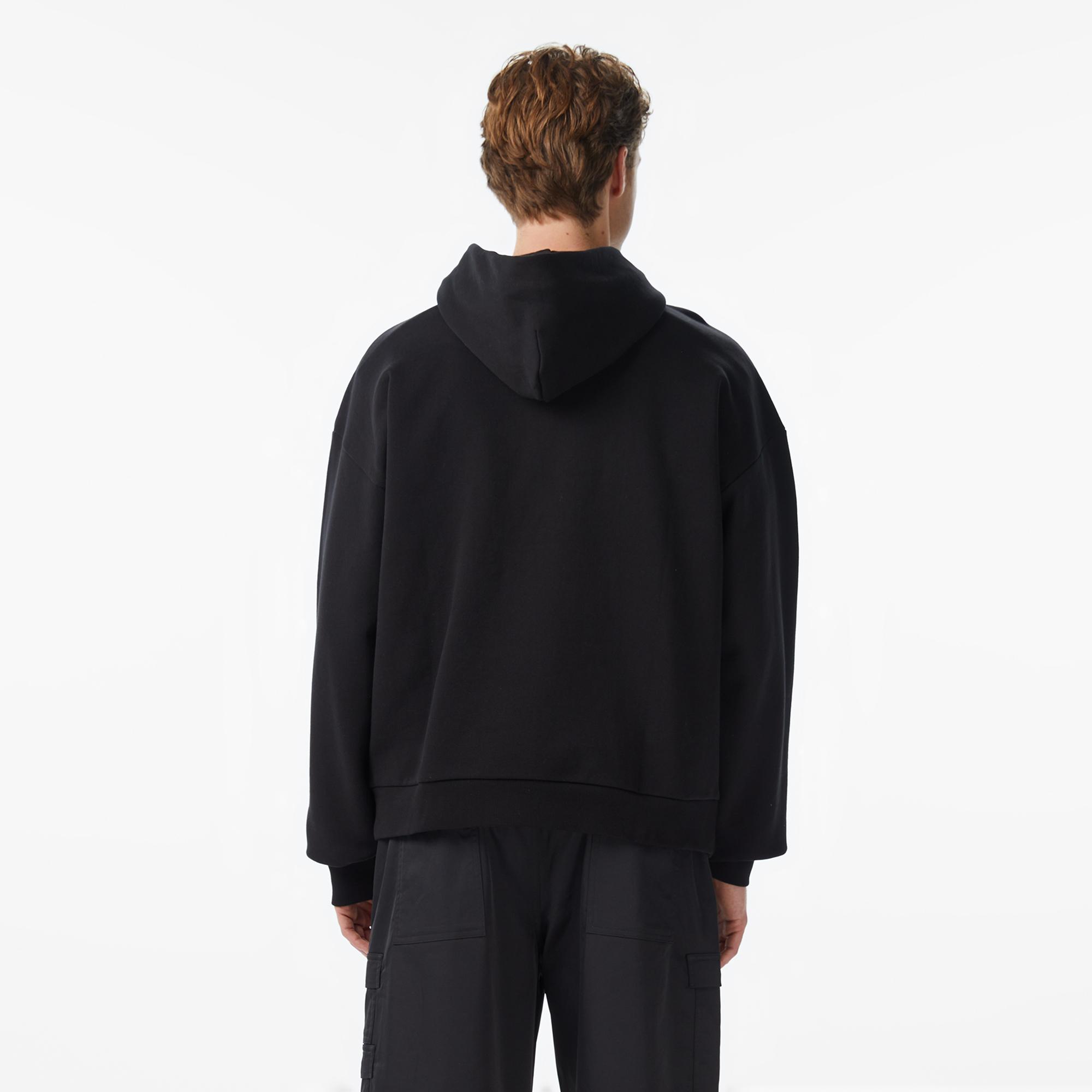 Market Smiley Call My Lawyer Bear Erkek Siyah Hoodie